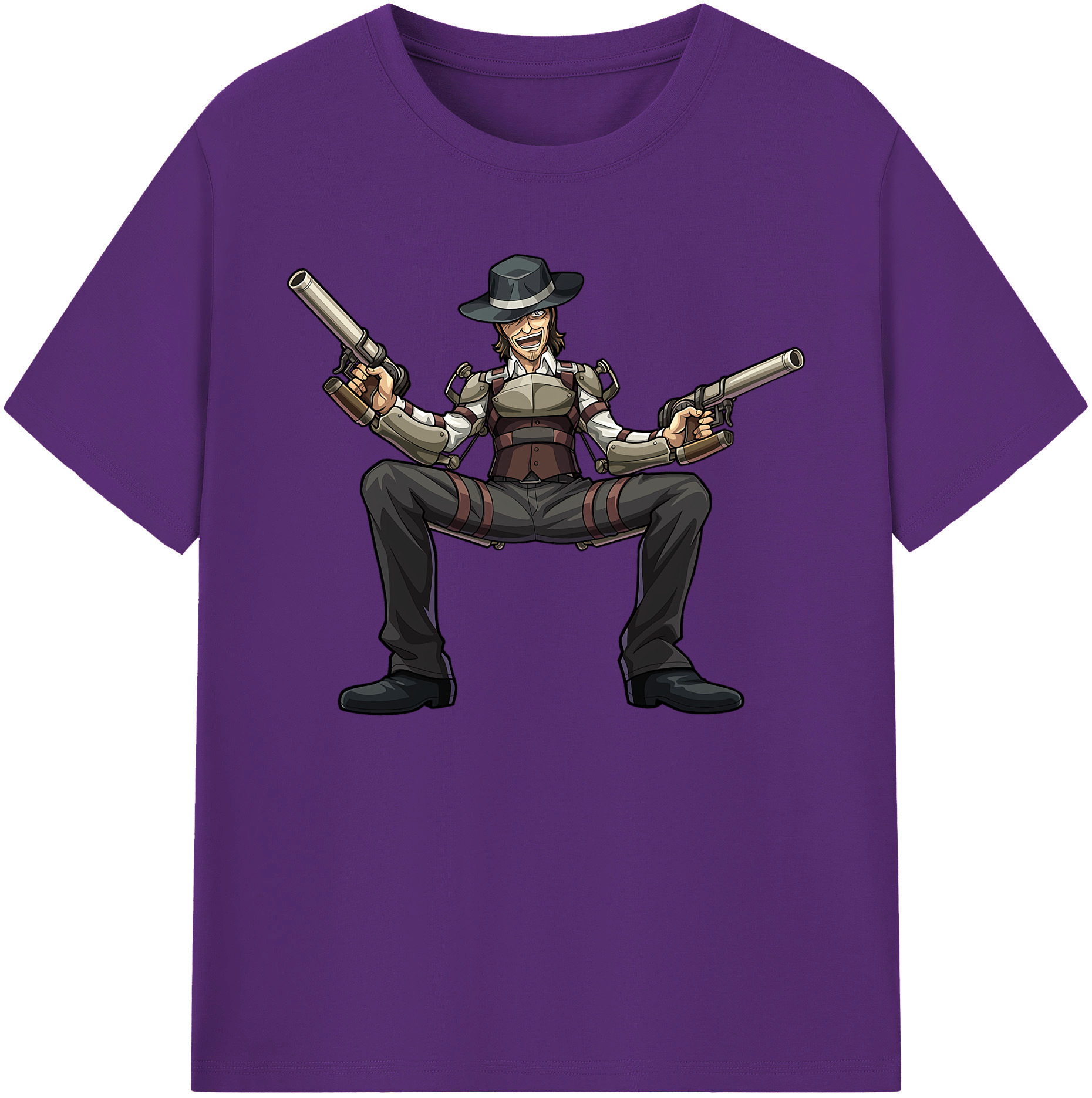 （画像用） 進撃の巨人 ケニー·アッカーマン Attack on Titan Kenny Ackerman 綿100％ メンズ半袖Tシャツ｜肌触りやわらか＆通気性