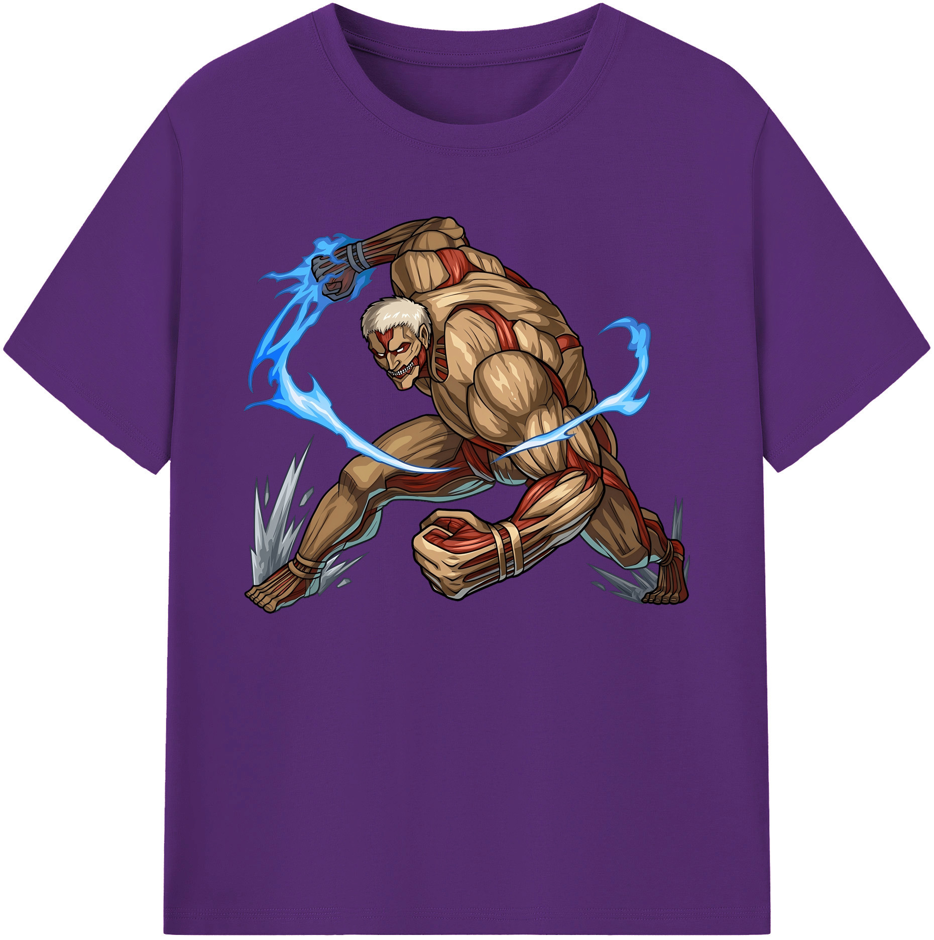 （画像用） 進撃の巨人 Attack on Titan 綿100％ メンズ半袖Tシャツ｜肌触りやわらか＆通気性