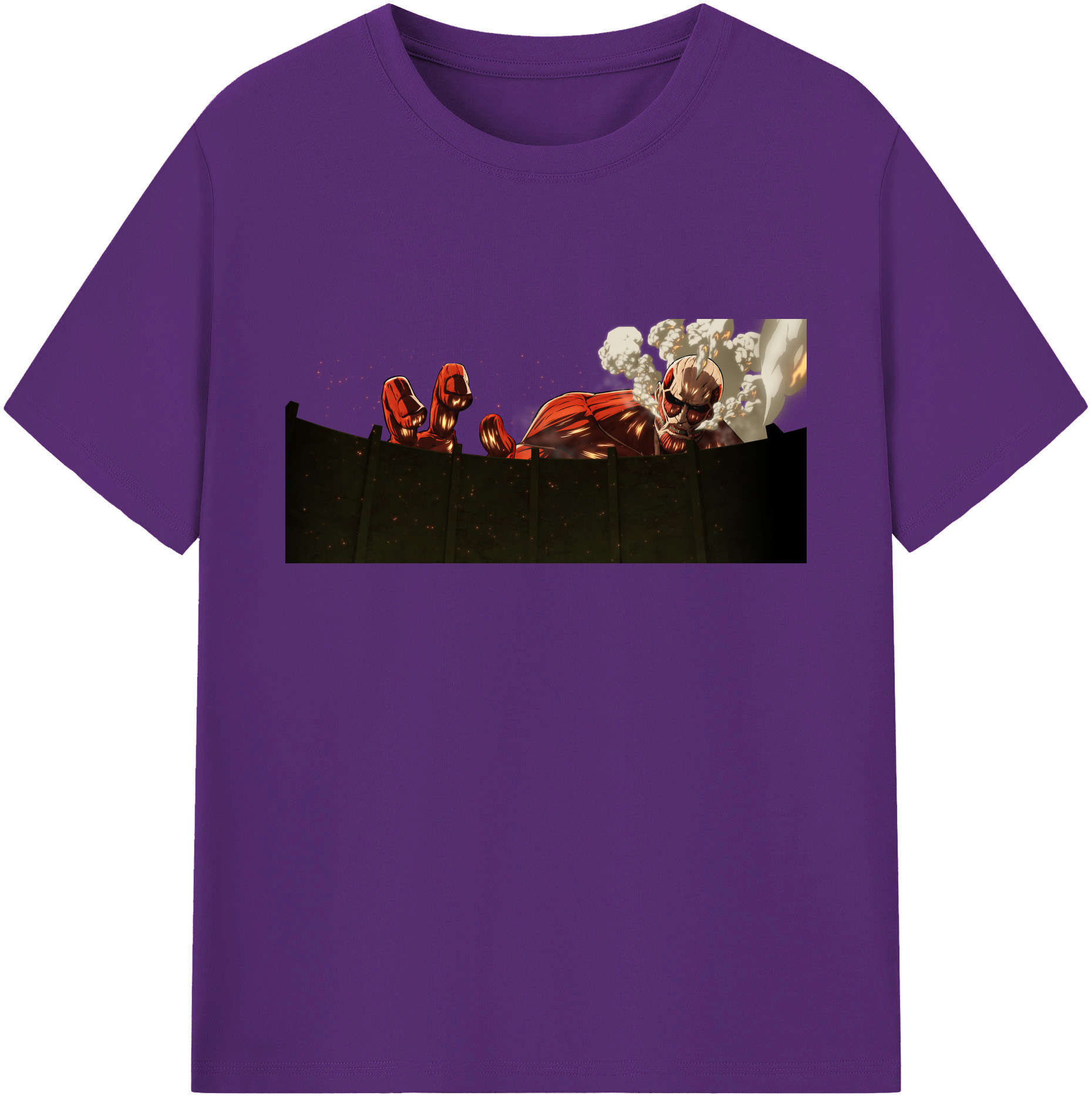 （画像用） 進撃の巨人 Attack on Titan 綿100％ メンズ半袖Tシャツ｜肌触りやわらか＆通気性