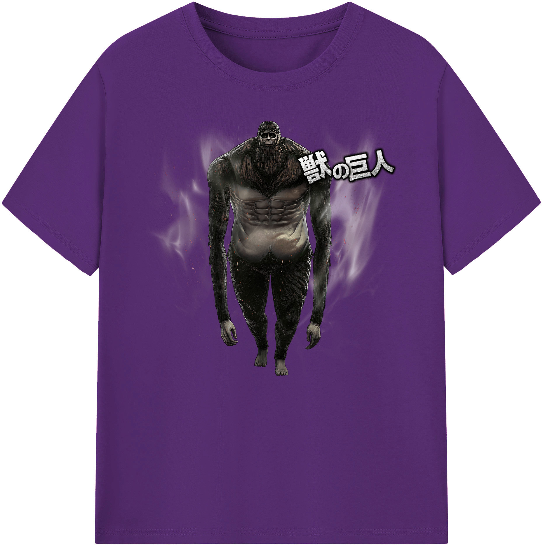 （画像用） 進撃の巨人 Attack on Titan 綿100％ メンズ半袖Tシャツ｜肌触りやわらか＆通気性