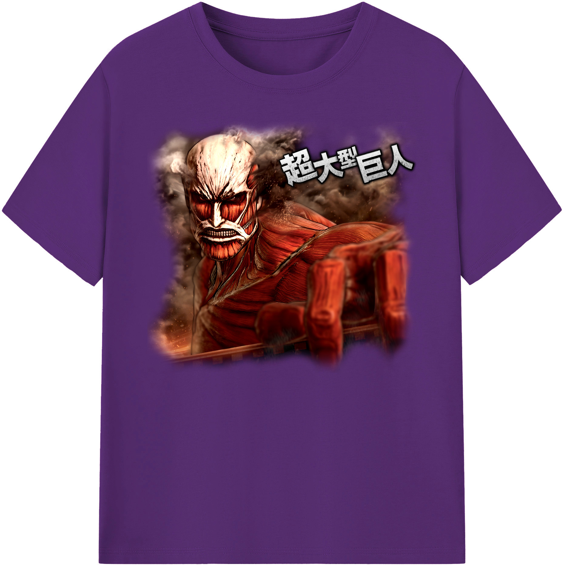 （画像用） 進撃の巨人 Attack on Titan 綿100％ メンズ半袖Tシャツ｜肌触りやわらか＆通気性