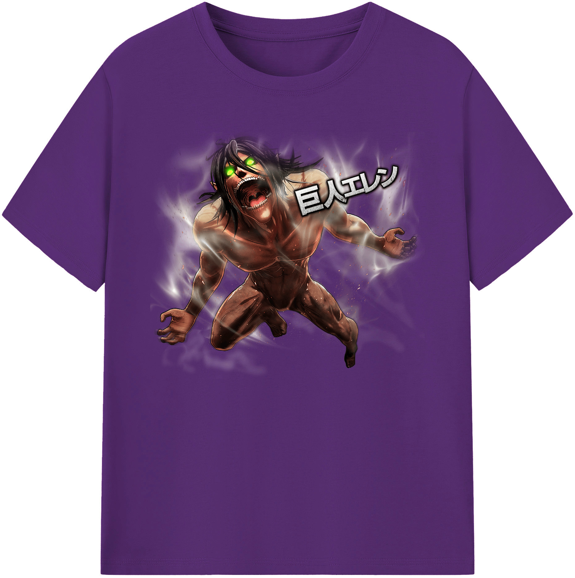 （画像用） 進撃の巨人 Attack on Titan 綿100％ メンズ半袖Tシャツ｜肌触りやわらか＆通気性