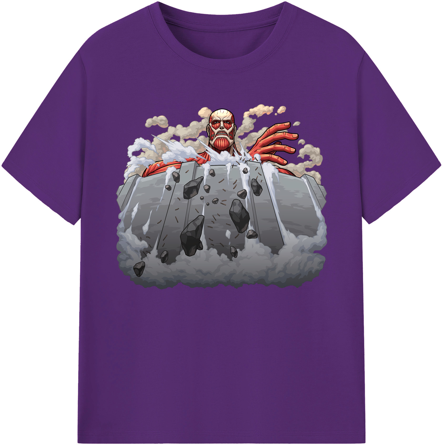 （画像用） 進撃の巨人 Attack on Titan 綿100％ メンズ半袖Tシャツ｜肌触りやわらか＆通気性