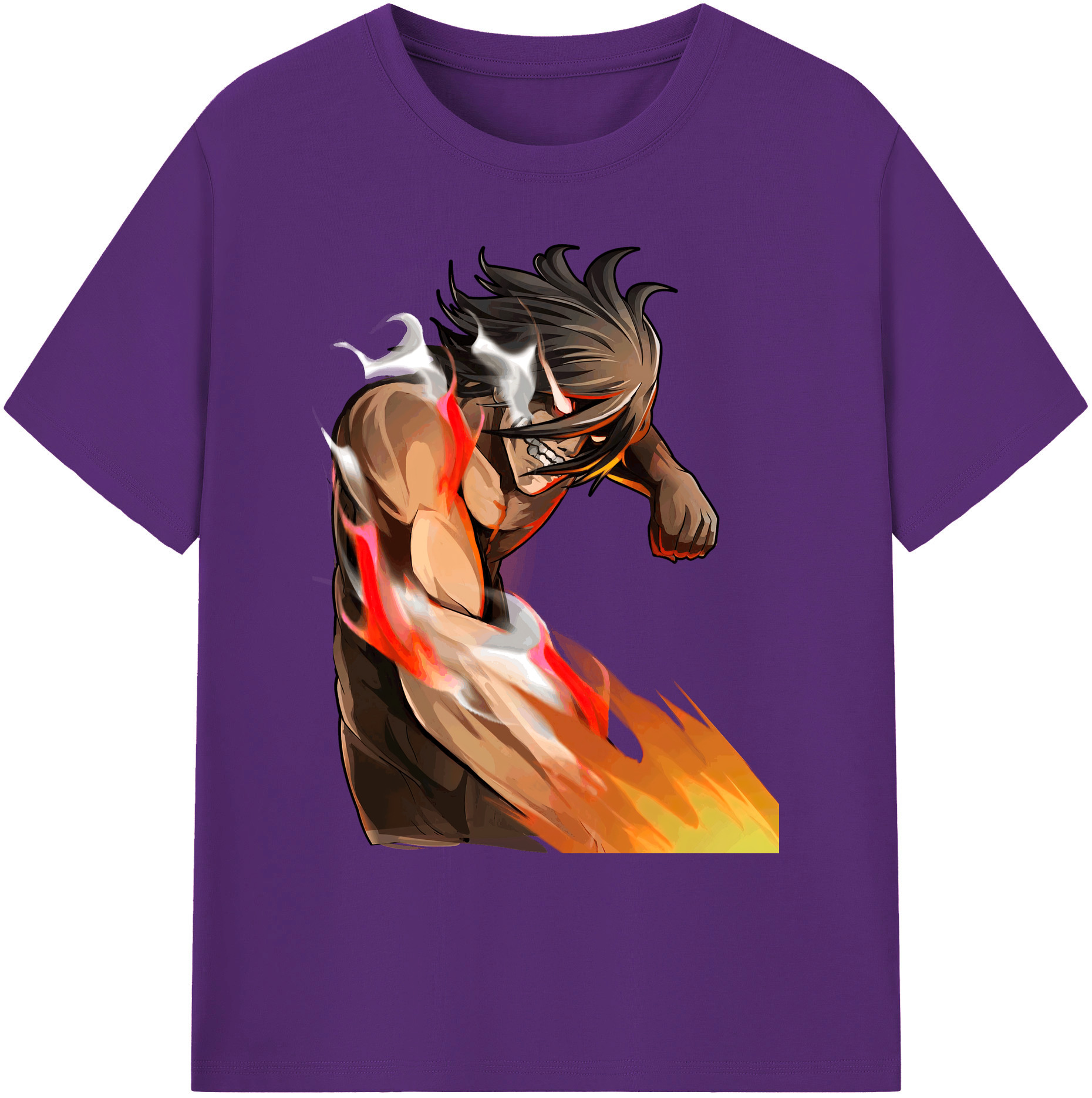 （画像用） 進撃の巨人 Attack on Titan 綿100％ メンズ半袖Tシャツ｜肌触りやわらか＆通気性