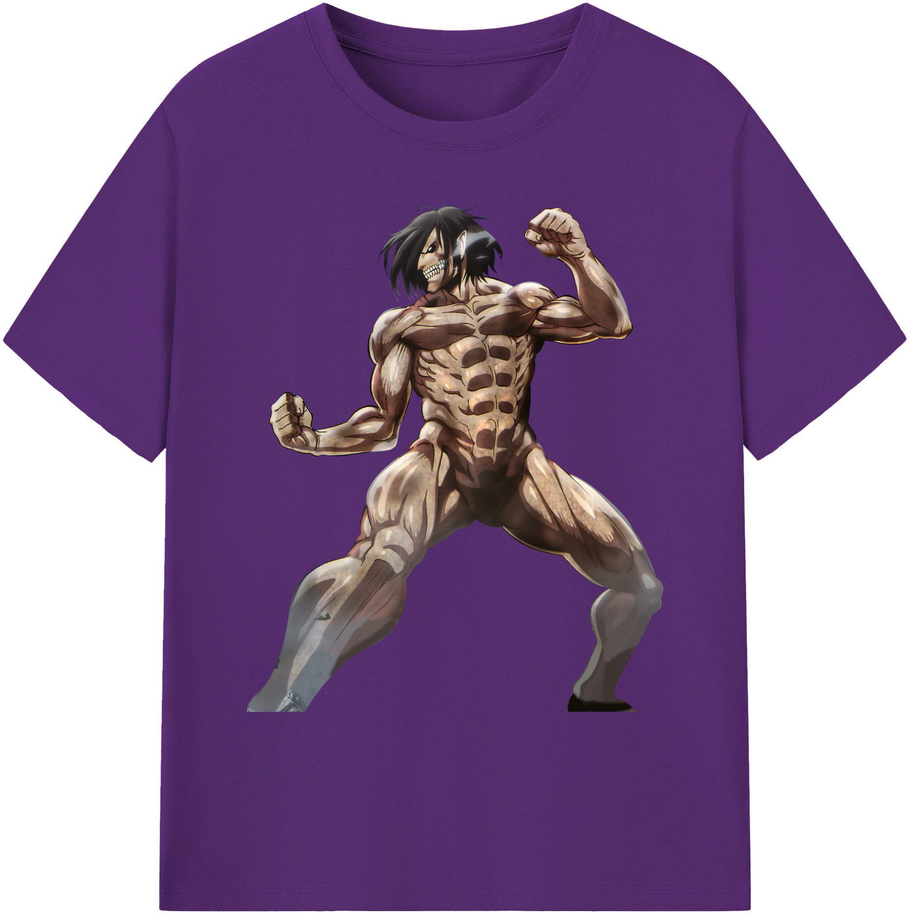 （画像用） 進撃の巨人 Attack on Titan 綿100％ メンズ半袖Tシャツ｜肌触りやわらか＆通気性
