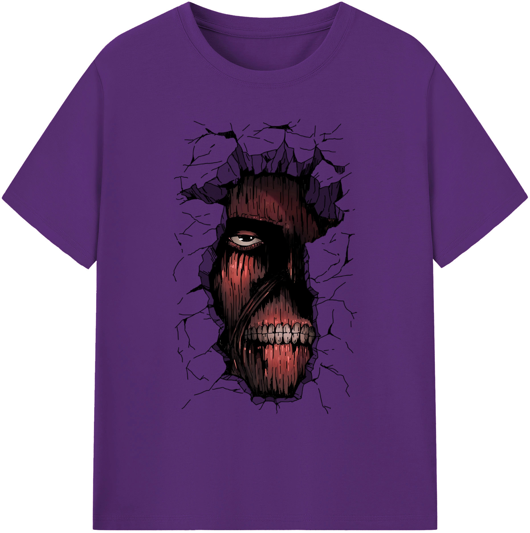 （画像用） 進撃の巨人 Attack on Titan 綿100％ メンズ半袖Tシャツ｜肌触りやわらか＆通気性