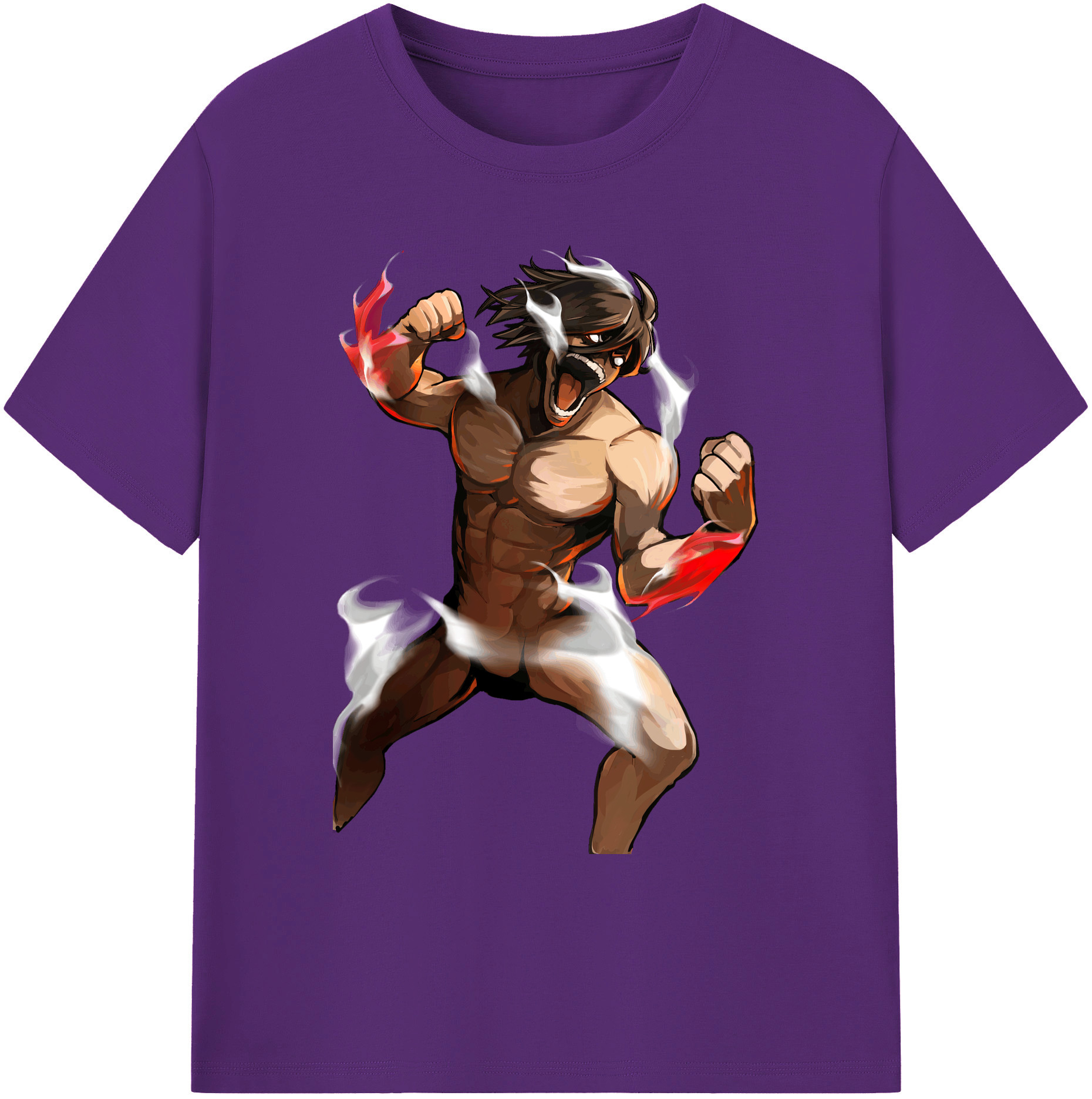 （画像用） 進撃の巨人 Attack on Titan 綿100％ メンズ半袖Tシャツ｜肌触りやわらか＆通気性
