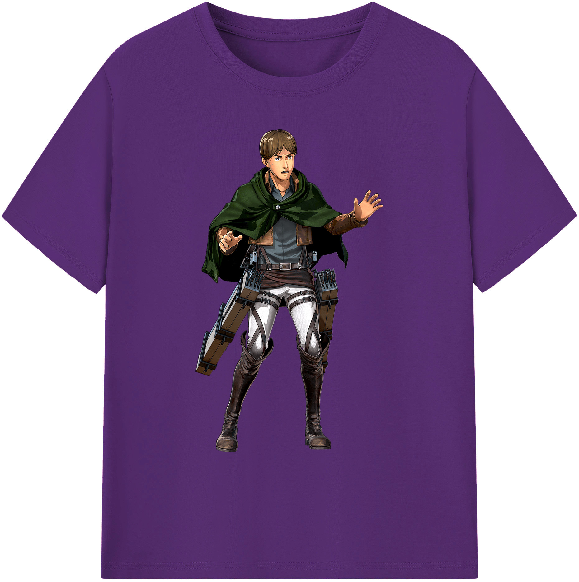（画像用） 進撃の巨人 Attack on Titan 綿100％ メンズ半袖Tシャツ｜肌触りやわらか＆通気性