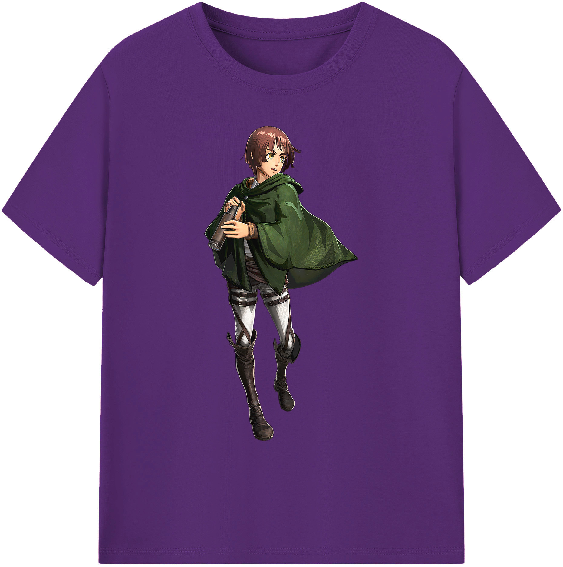 （画像用） 進撃の巨人 Attack on Titan 綿100％ メンズ半袖Tシャツ｜肌触りやわらか＆通気性