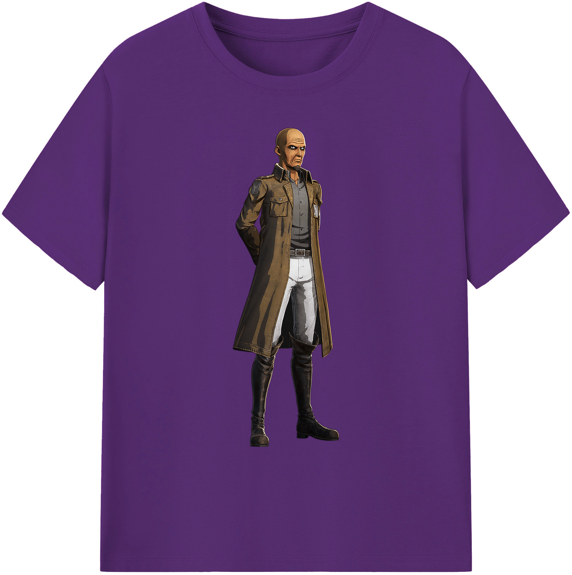 （画像用） 進撃の巨人 Attack on Titan 綿100％ メンズ半袖Tシャツ｜肌触りやわらか＆通気性