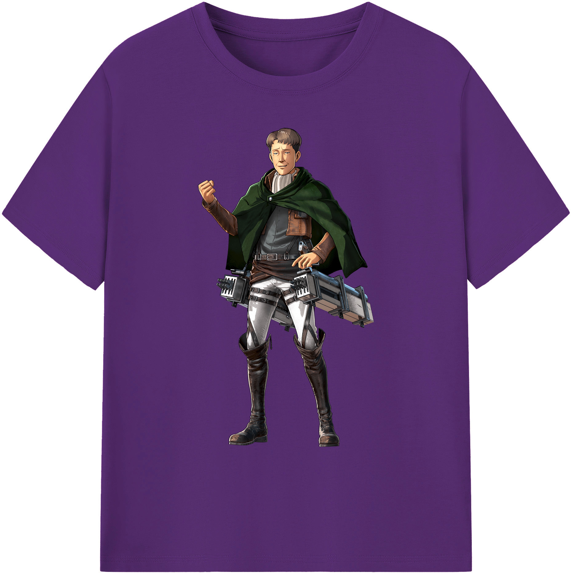 （画像用） 進撃の巨人 Attack on Titan 綿100％ メンズ半袖Tシャツ｜肌触りやわらか＆通気性