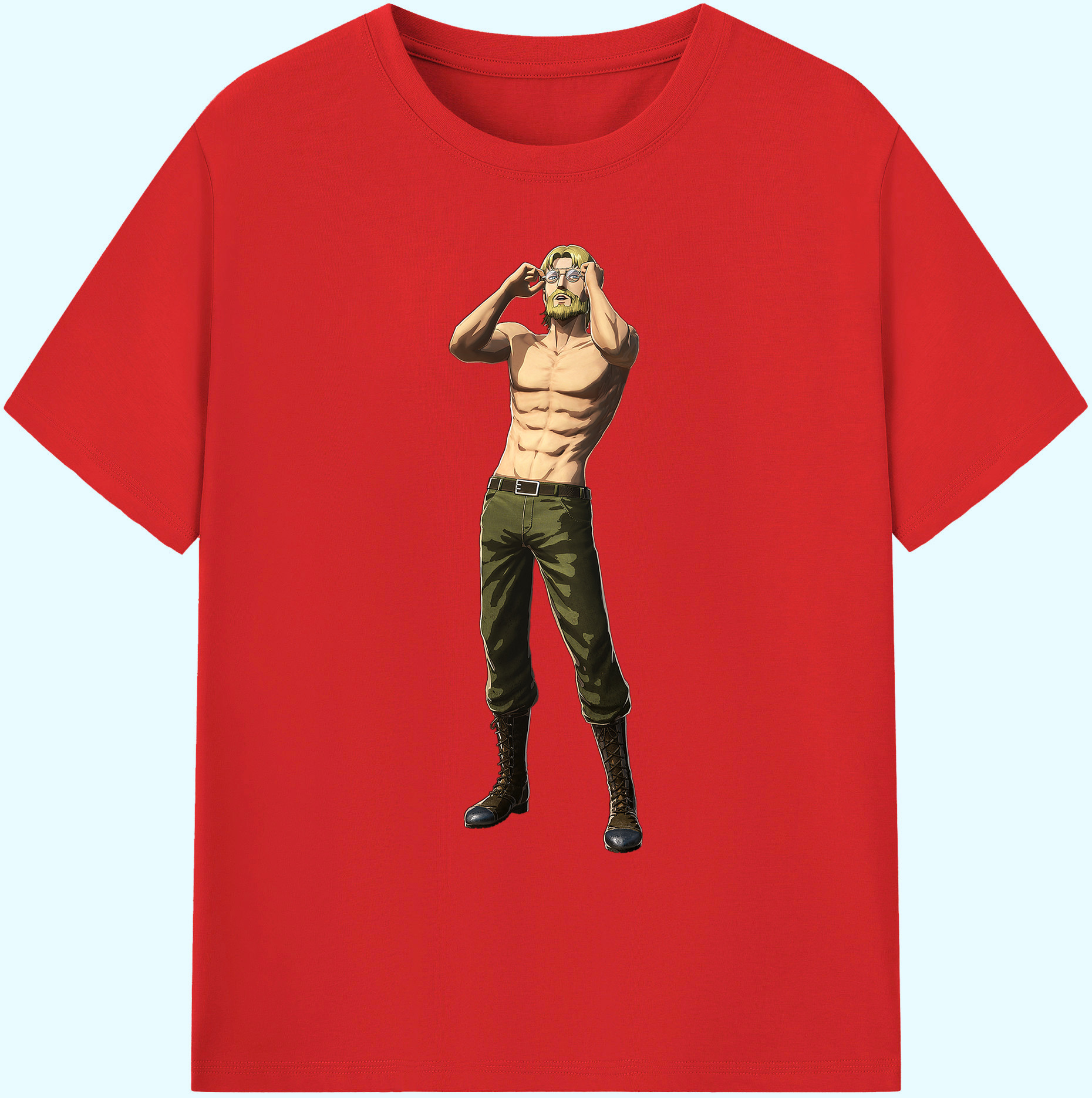 （画像用） 進撃の巨人 Attack on Titan 綿100％ メンズ半袖Tシャツ｜肌触りやわらか＆通気性