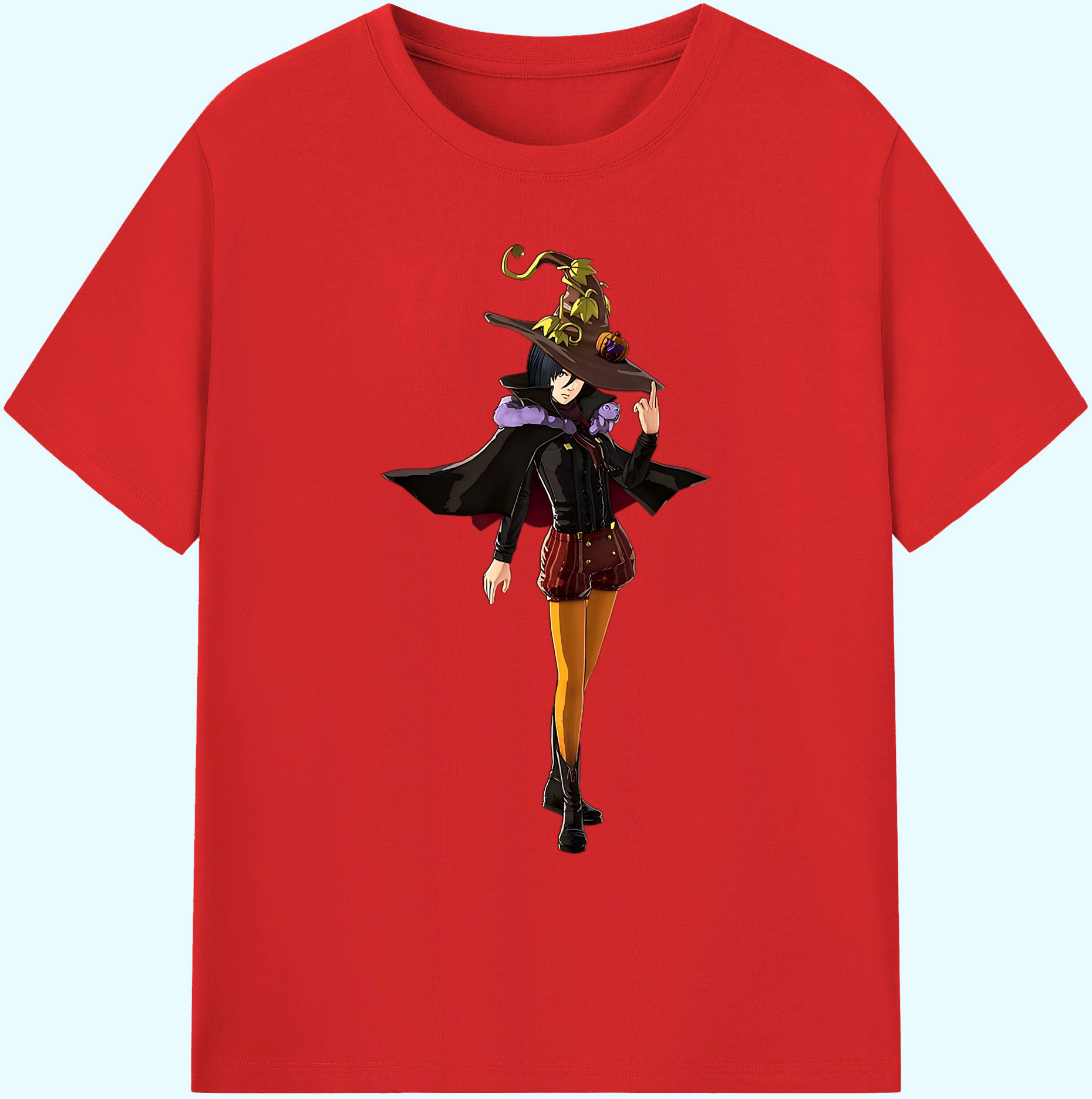 （画像用） 進撃の巨人 ミカサ·アッカーマン Attack on Titan Mikasa Ackerman 綿100％ メンズ半袖Tシャツ｜肌触りやわらか＆通気性