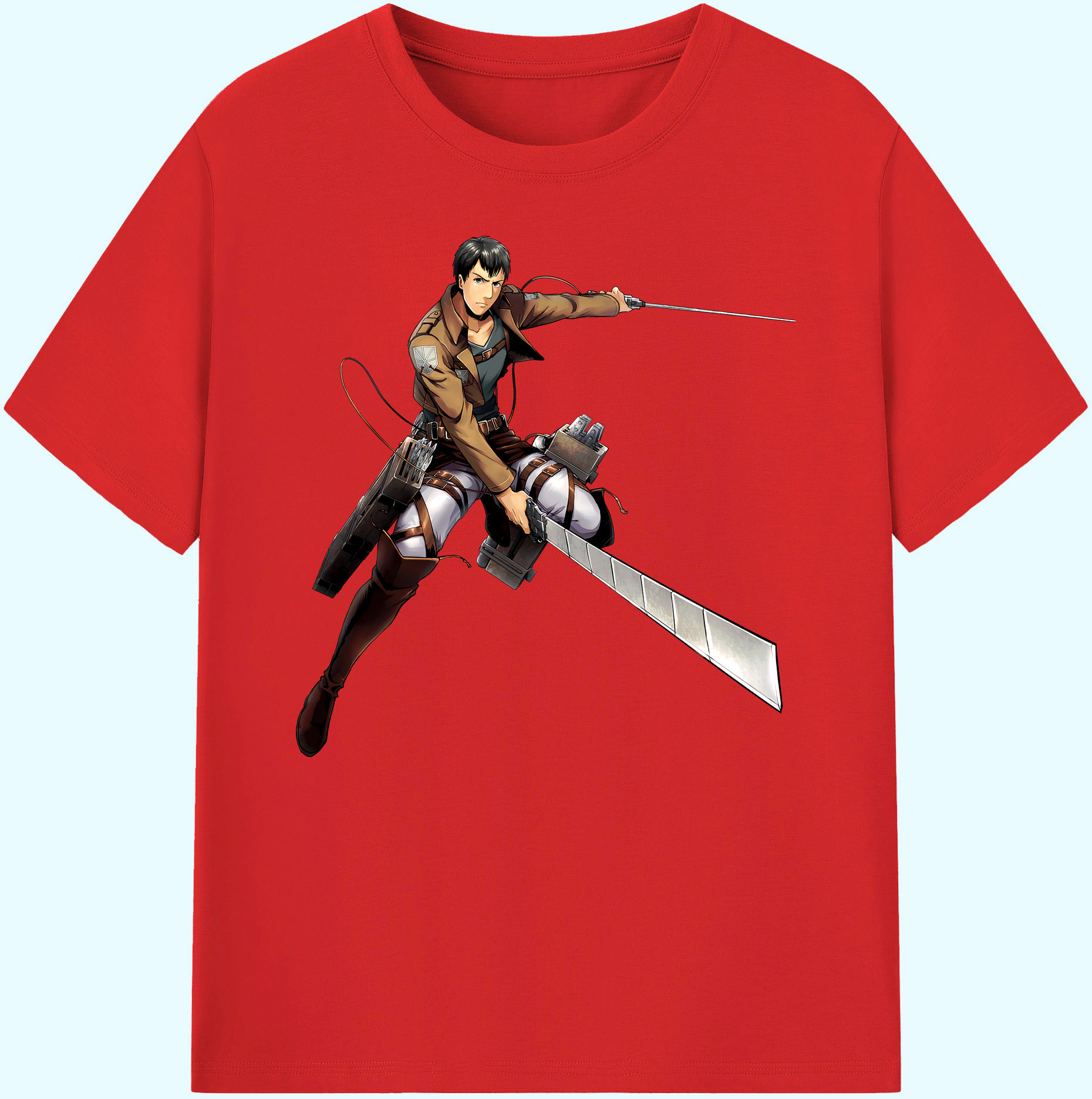 （画像用） 進撃の巨人 ベルトルト・フーバー Attack on Titan Bertholdt Hoover 綿100％ メンズ半袖Tシャツ｜肌触りやわらか＆通気性