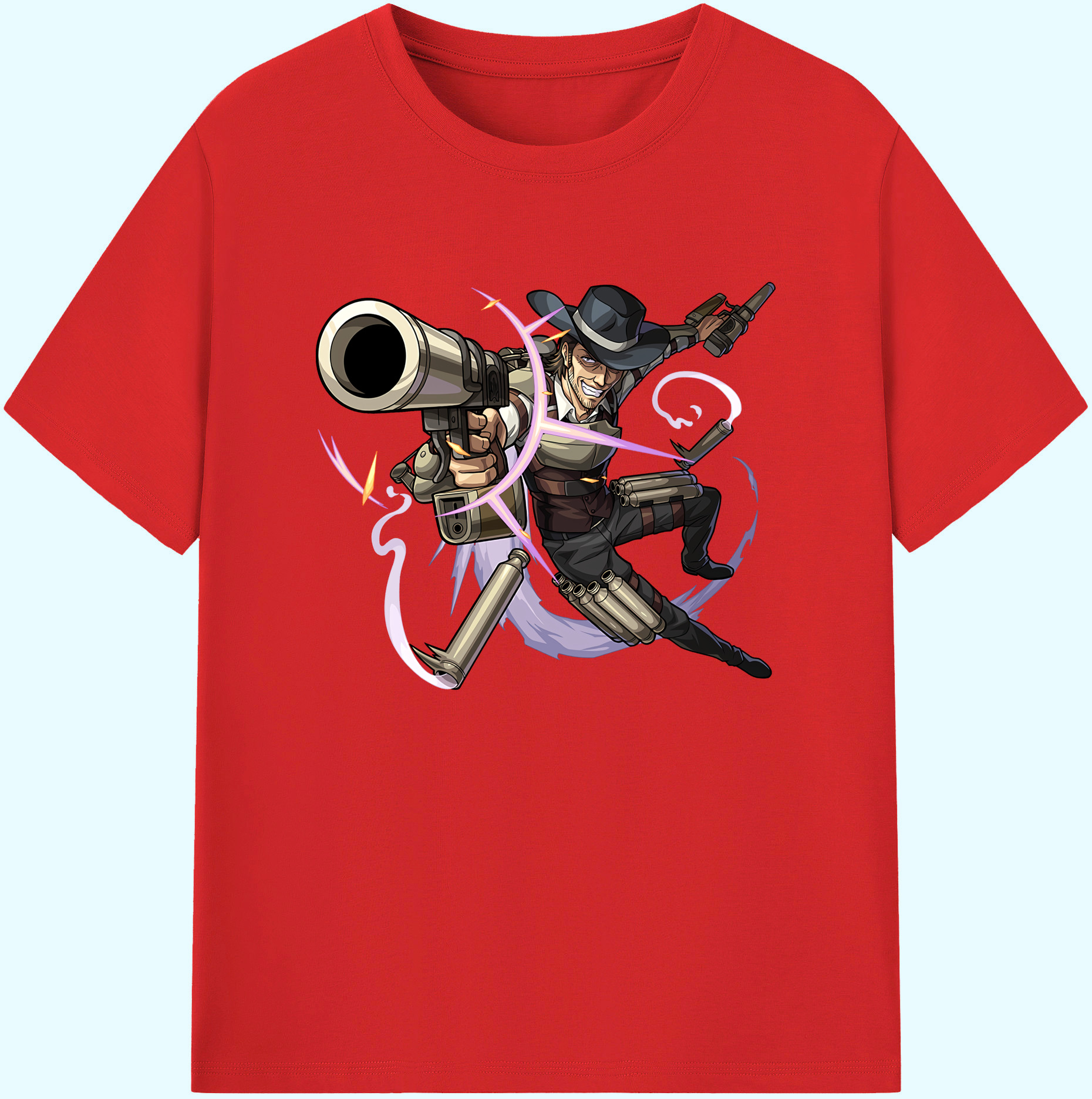 （画像用） 進撃の巨人 ケニー·アッカーマン Attack on Titan Kenny Ackerman 綿100％ メンズ半袖Tシャツ｜肌触りやわらか＆通気性