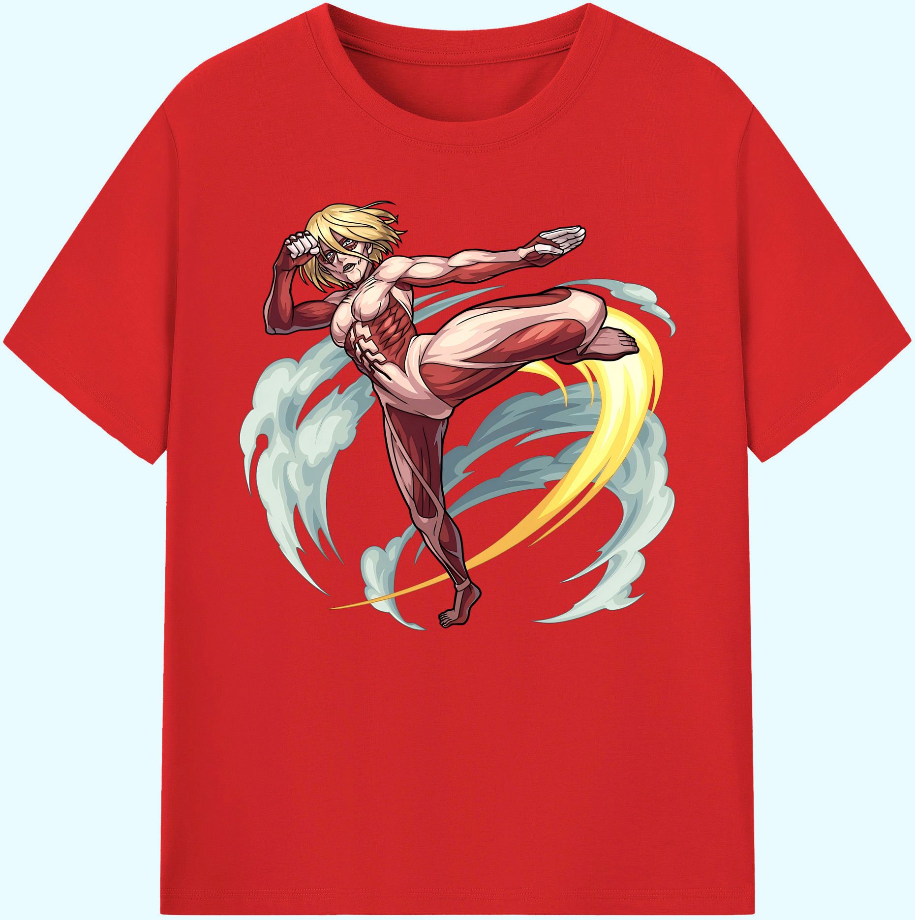 （画像用） 進撃の巨人 Attack on Titan 綿100％ メンズ半袖Tシャツ｜肌触りやわらか＆通気性