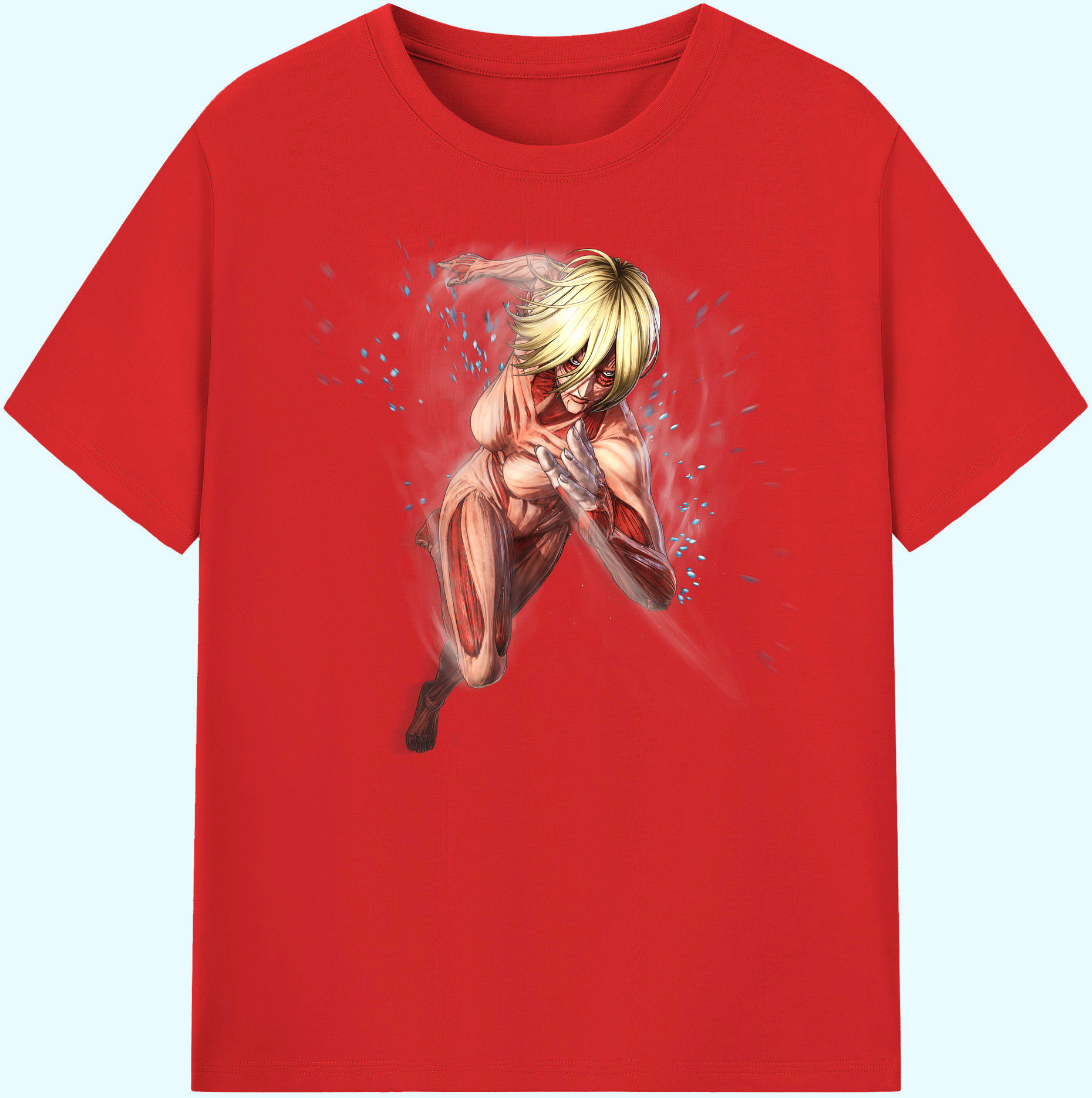 （画像用） 進撃の巨人 Attack on Titan 綿100％ メンズ半袖Tシャツ｜肌触りやわらか＆通気性