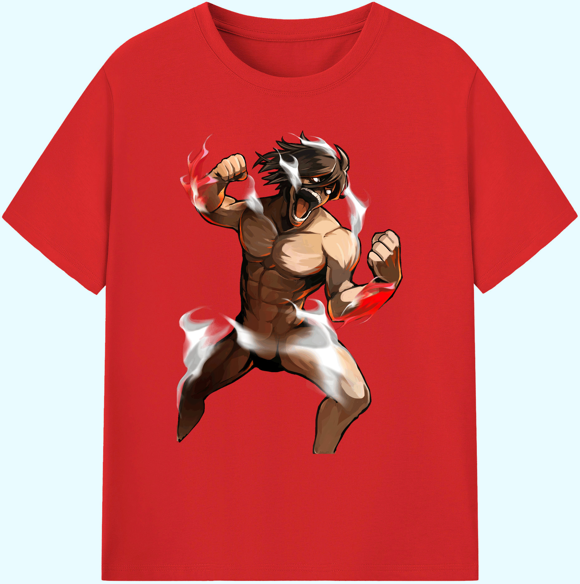 （画像用） 進撃の巨人 Attack on Titan 綿100％ メンズ半袖Tシャツ｜肌触りやわらか＆通気性