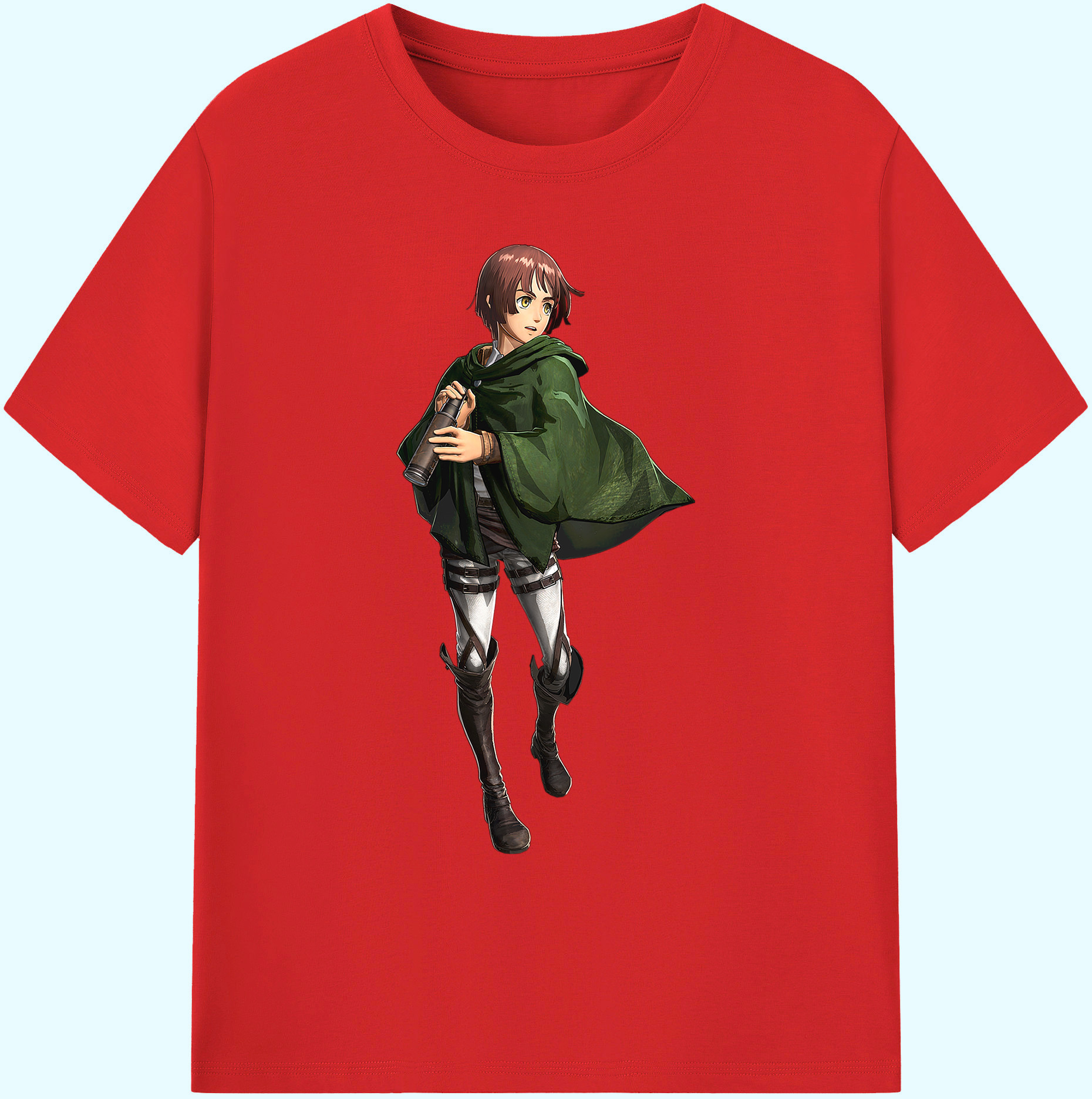（画像用） 進撃の巨人 Attack on Titan 綿100％ メンズ半袖Tシャツ｜肌触りやわらか＆通気性