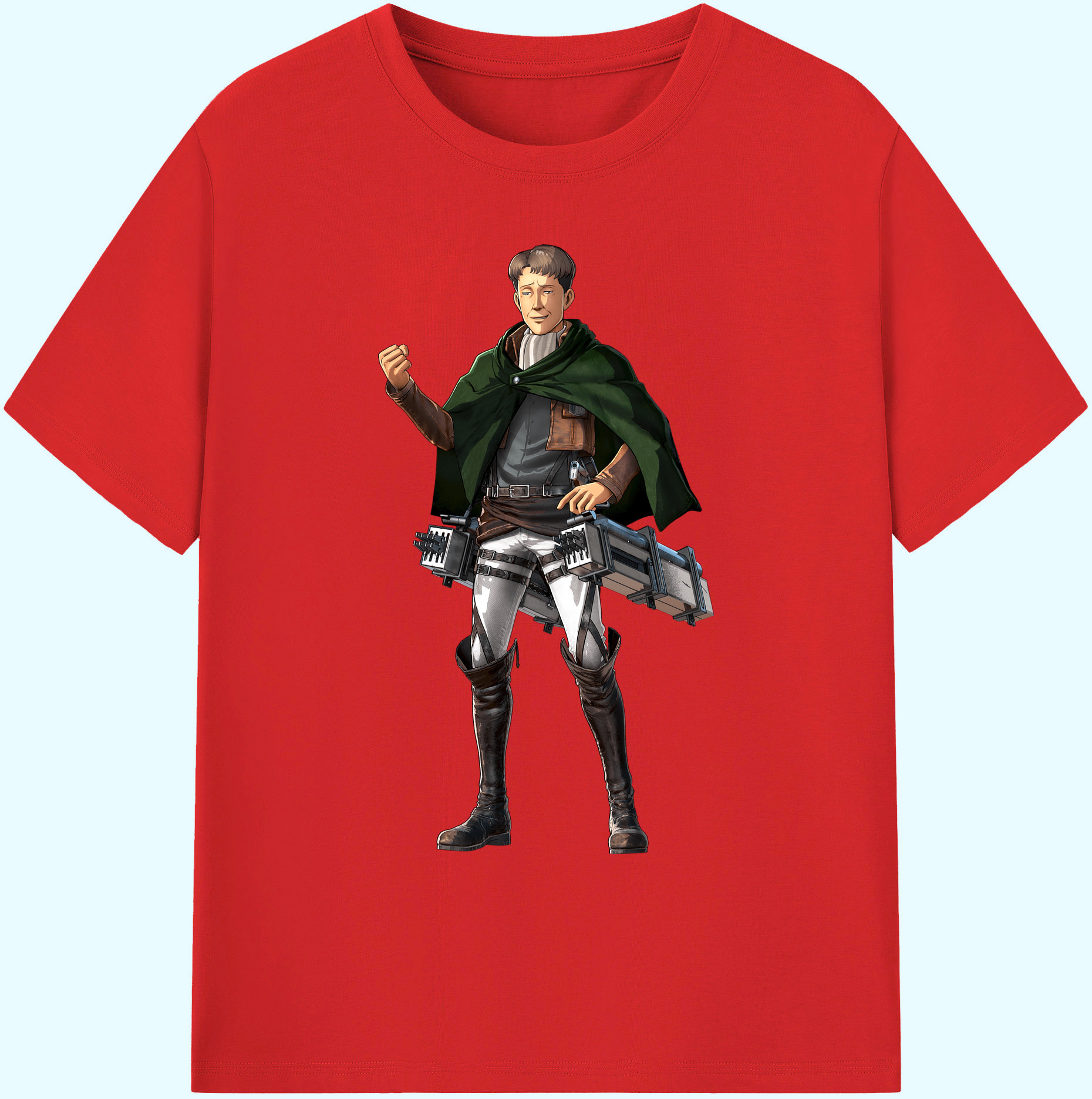 （画像用） 進撃の巨人 Attack on Titan 綿100％ メンズ半袖Tシャツ｜肌触りやわらか＆通気性