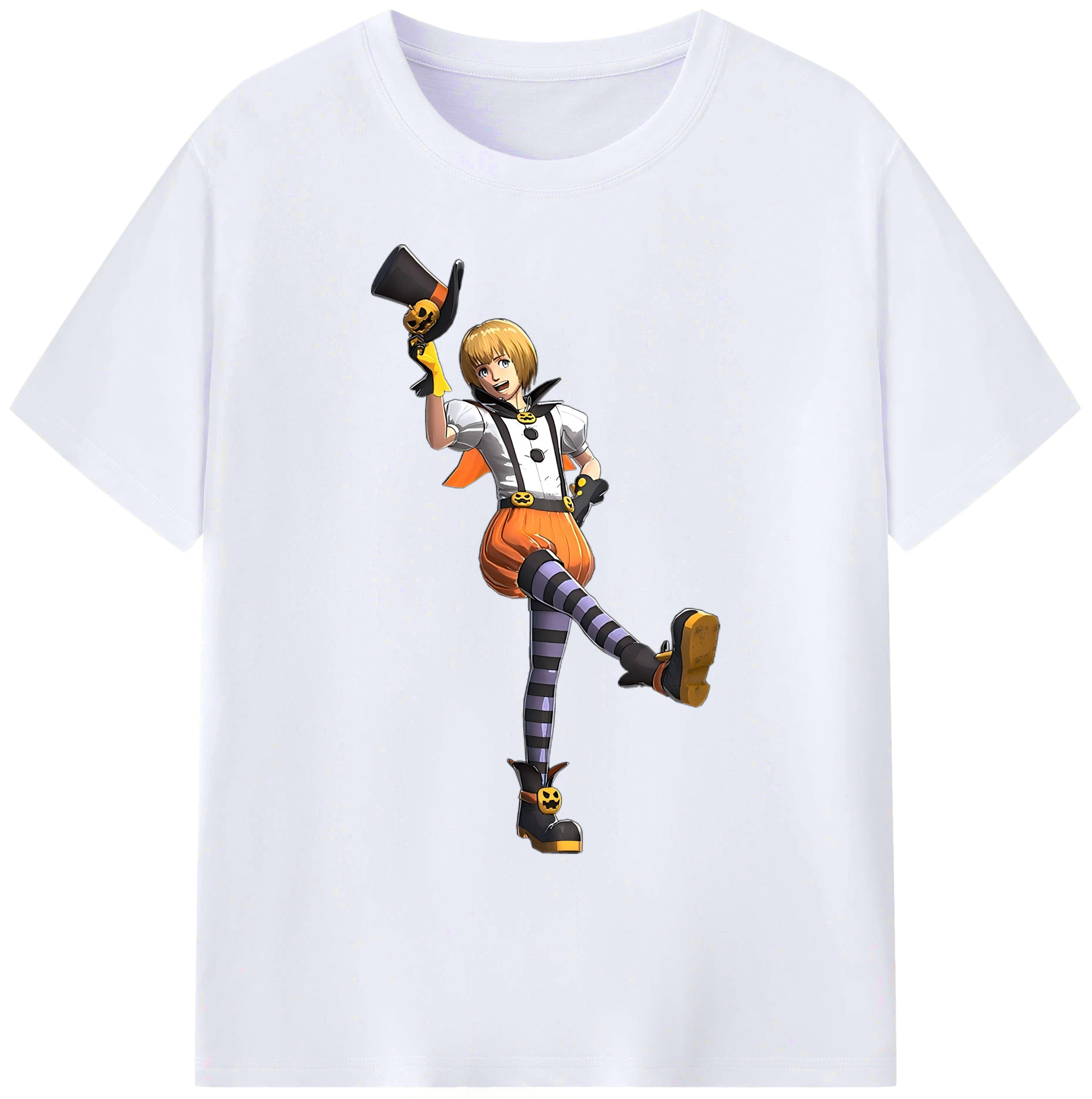 （画像用） 進撃の巨人 アルミン·アルレルト Attack on Titan Armin Arlert 綿100％ メンズ半袖Tシャツ｜肌触りやわらか＆通気性