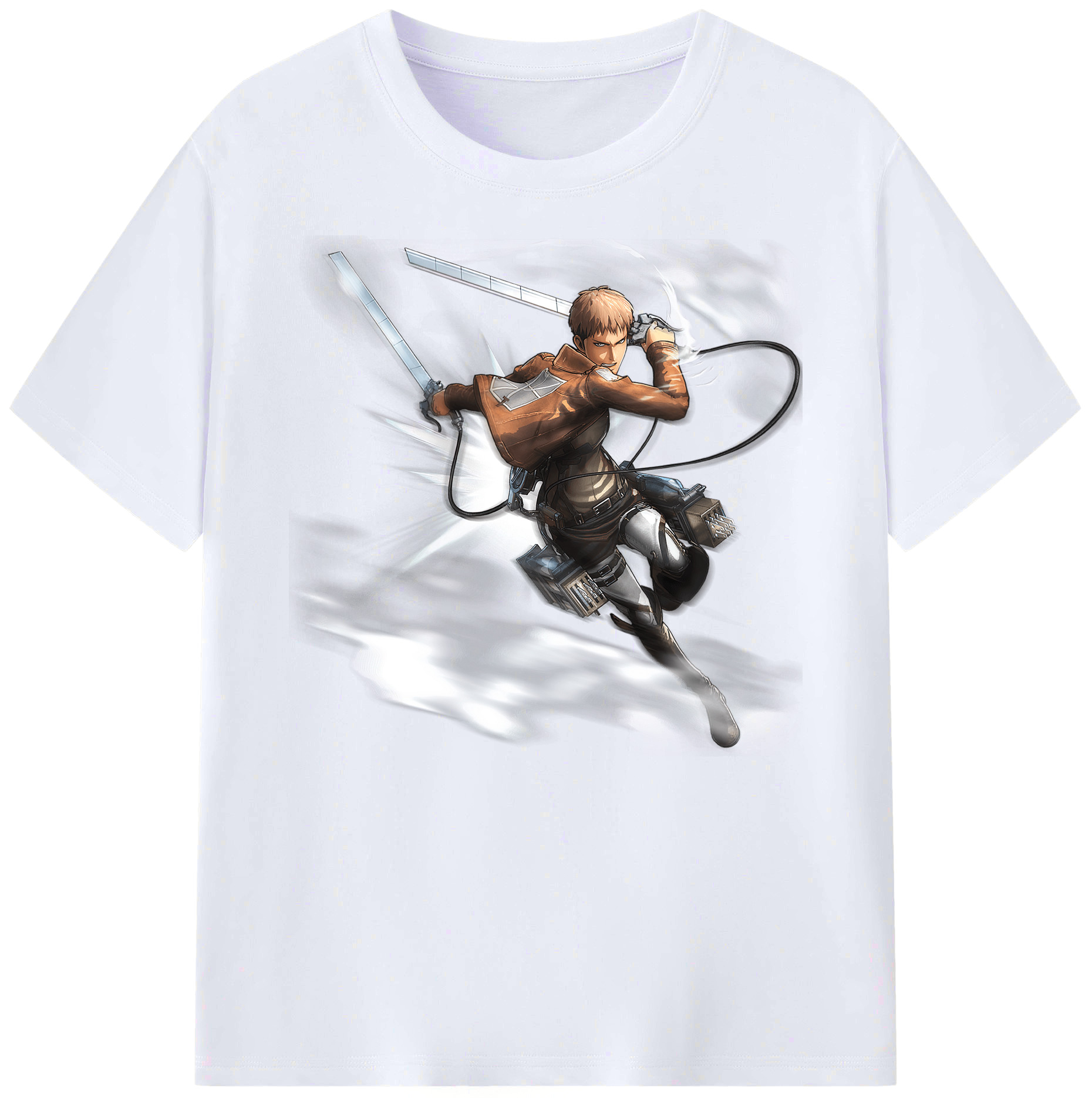 （画像用） 進撃の巨人 ジャン・キルシュタイン Attack on Titan Jean Kirstein 綿100％ メンズ半袖Tシャツ｜肌触りやわらか＆通気性