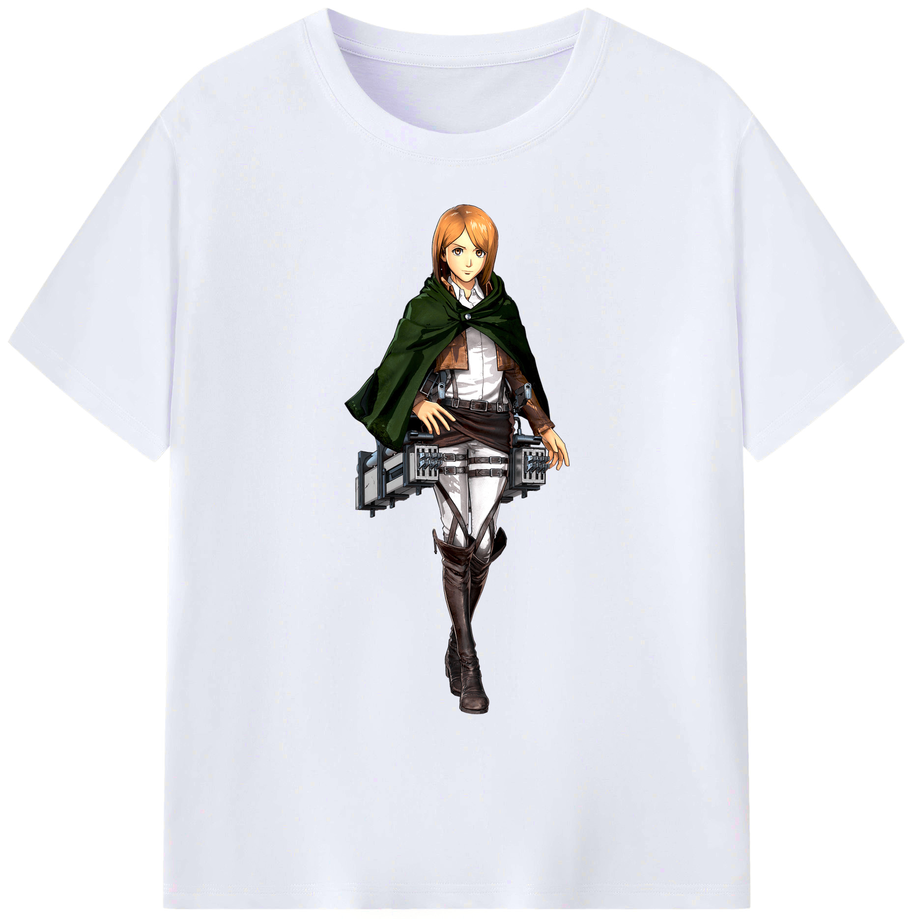 （画像用） 進撃の巨人 ペトラ·ラル Attack on Titan Petra Rall 綿100％ メンズ半袖Tシャツ｜肌触りやわらか＆通気性