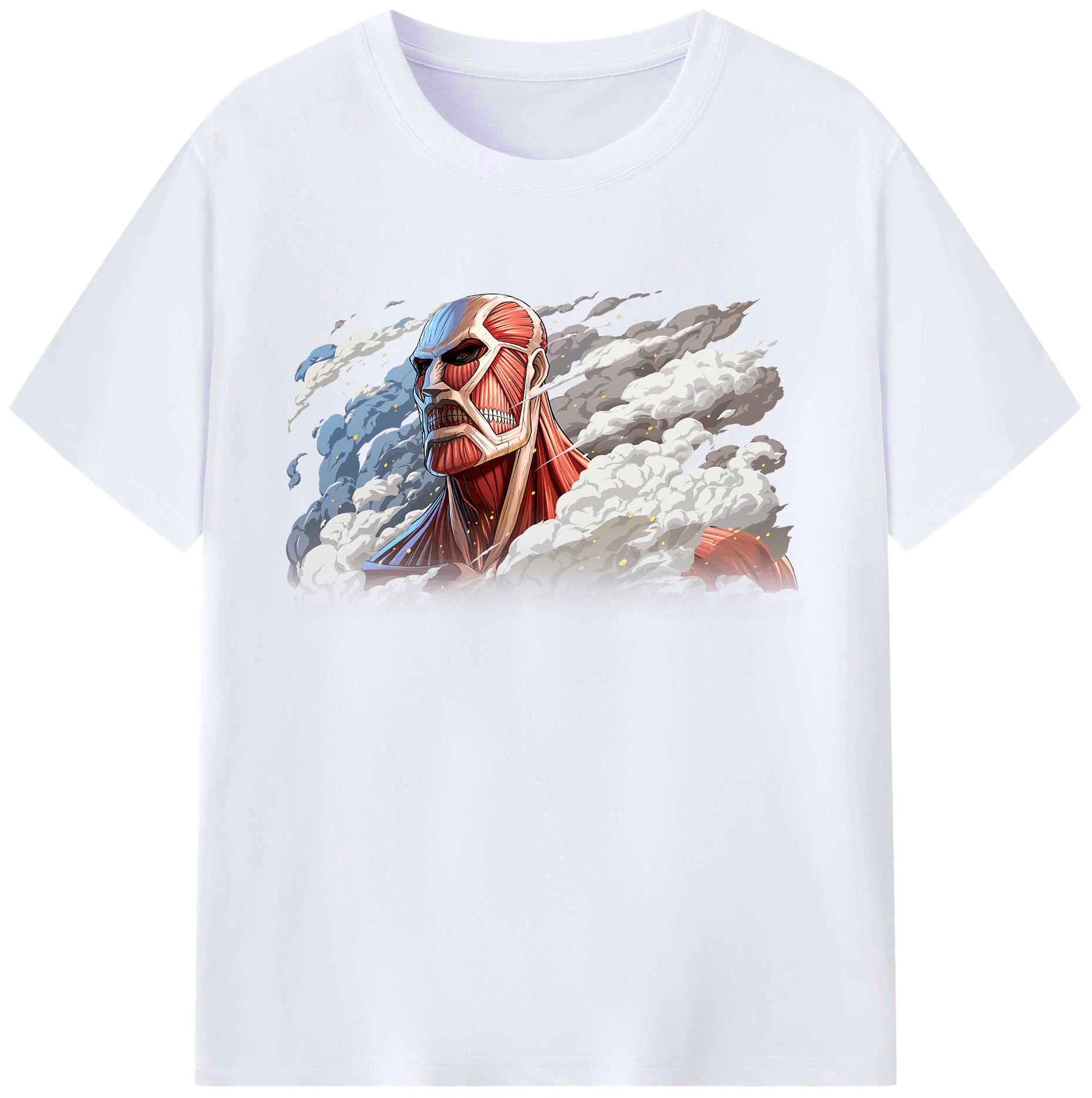 （画像用） 進撃の巨人 Attack on Titan 綿100％ メンズ半袖Tシャツ｜肌触りやわらか＆通気性