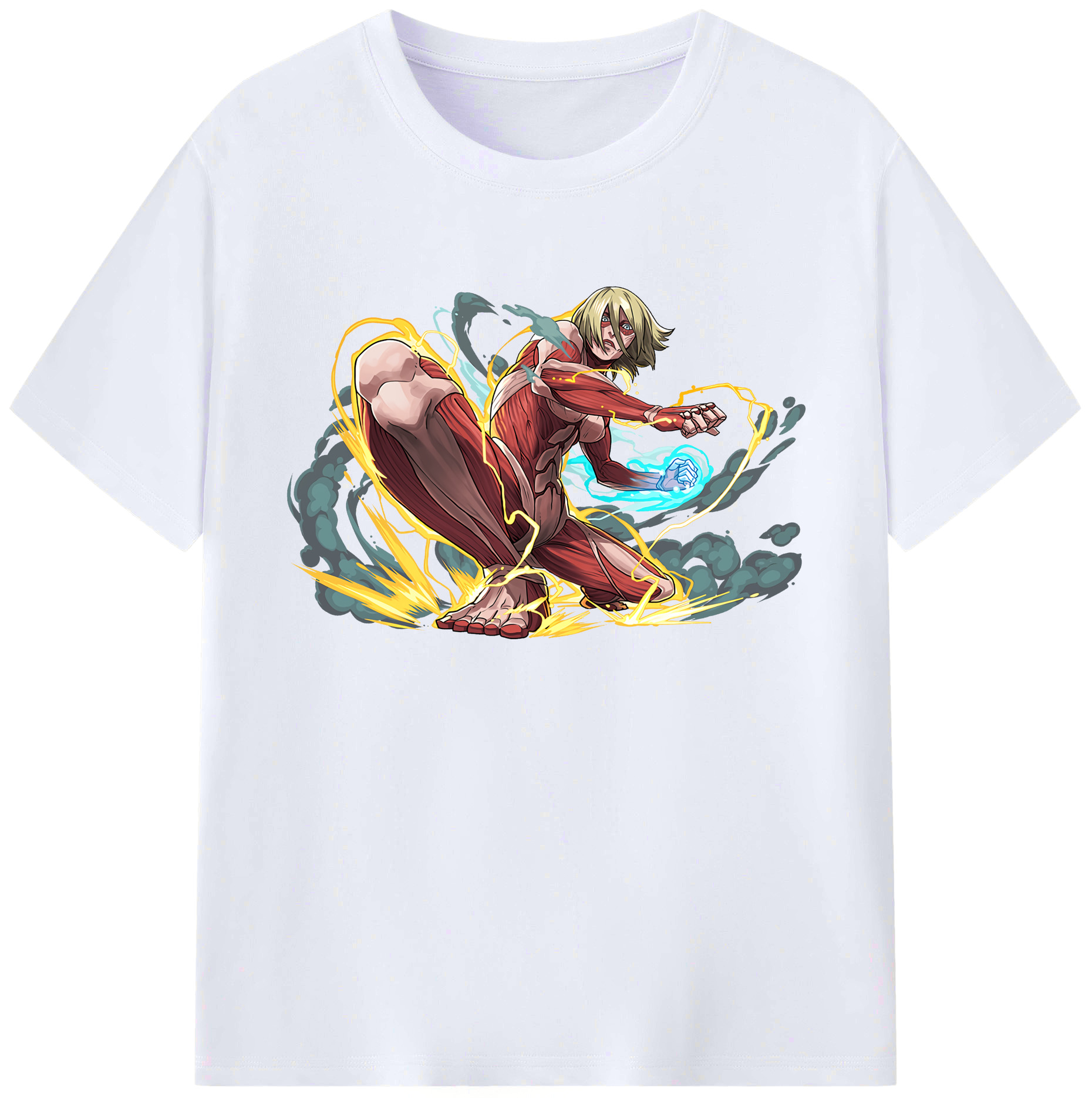 （画像用） 進撃の巨人 Attack on Titan 綿100％ メンズ半袖Tシャツ｜肌触りやわらか＆通気性