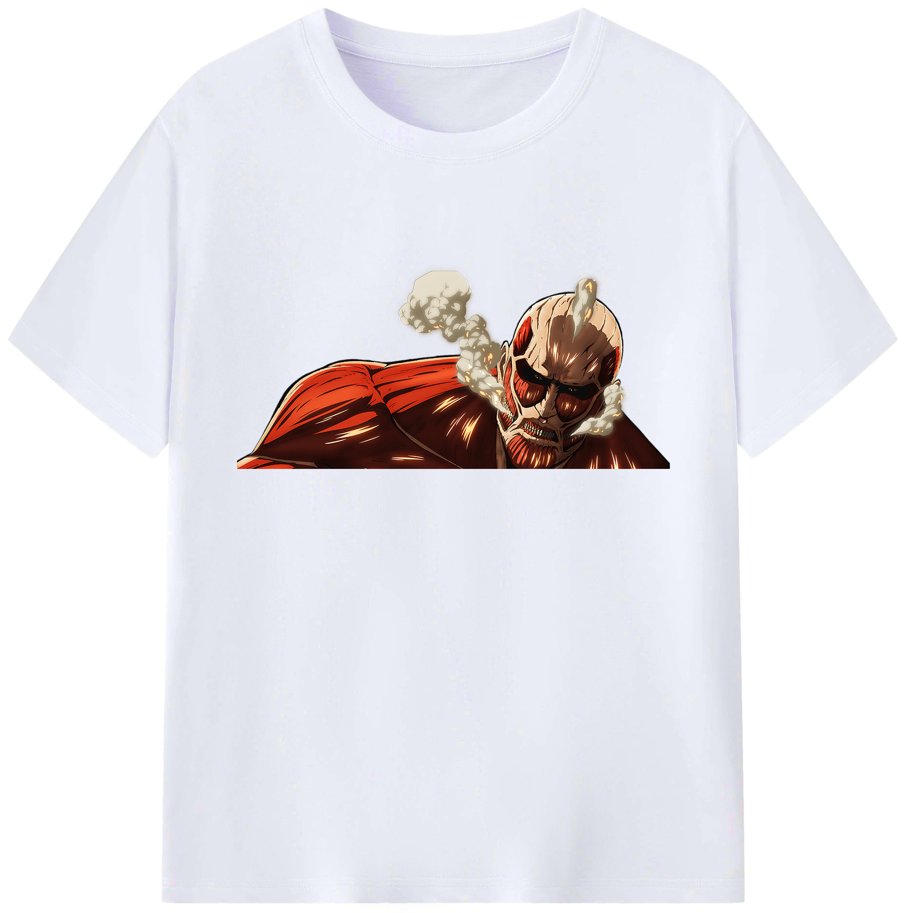 （画像用） 進撃の巨人 Attack on Titan 綿100％ メンズ半袖Tシャツ｜肌触りやわらか＆通気性