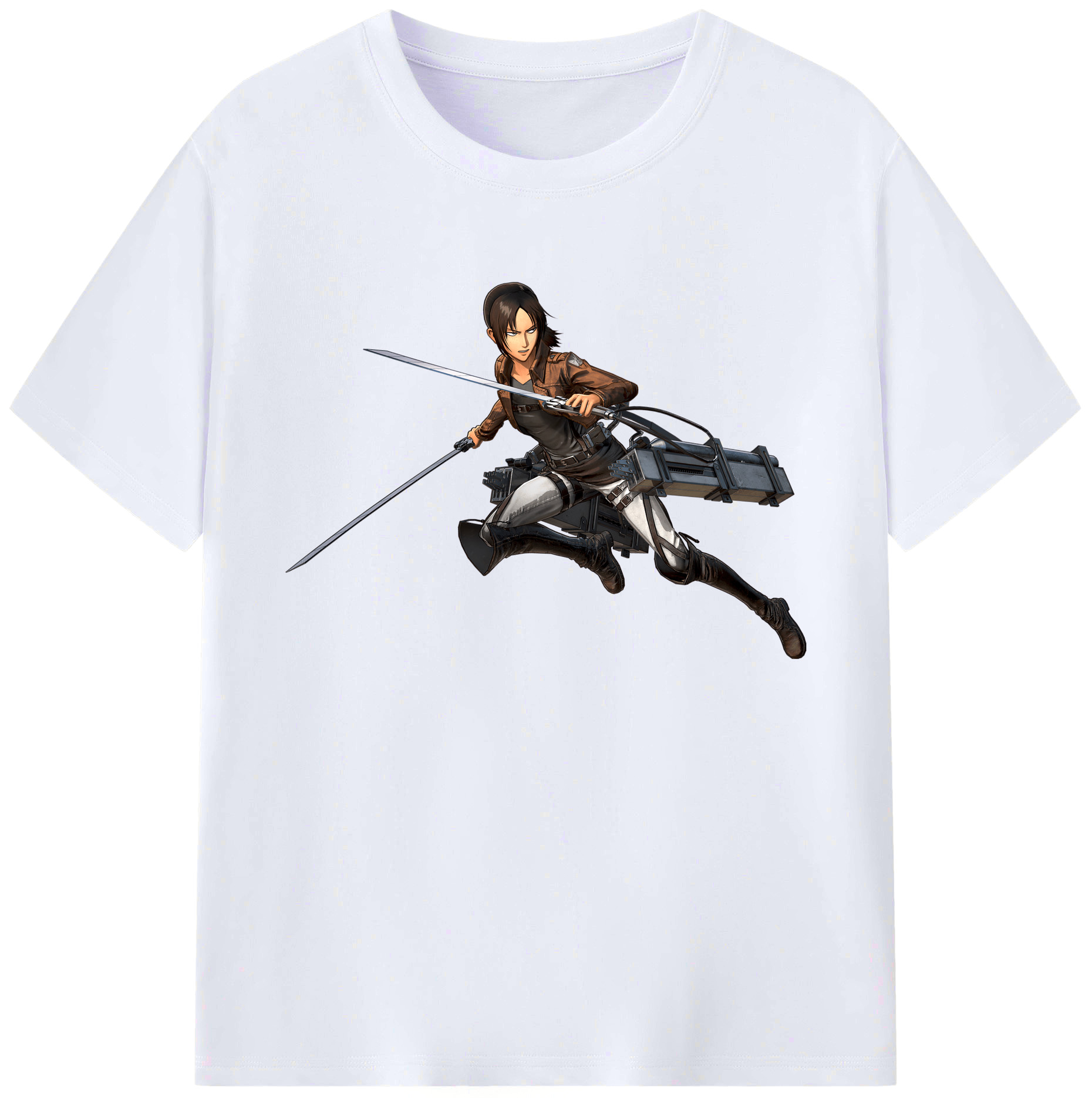 （画像用） 進撃の巨人 Attack on Titan 綿100％ メンズ半袖Tシャツ｜肌触りやわらか＆通気性
