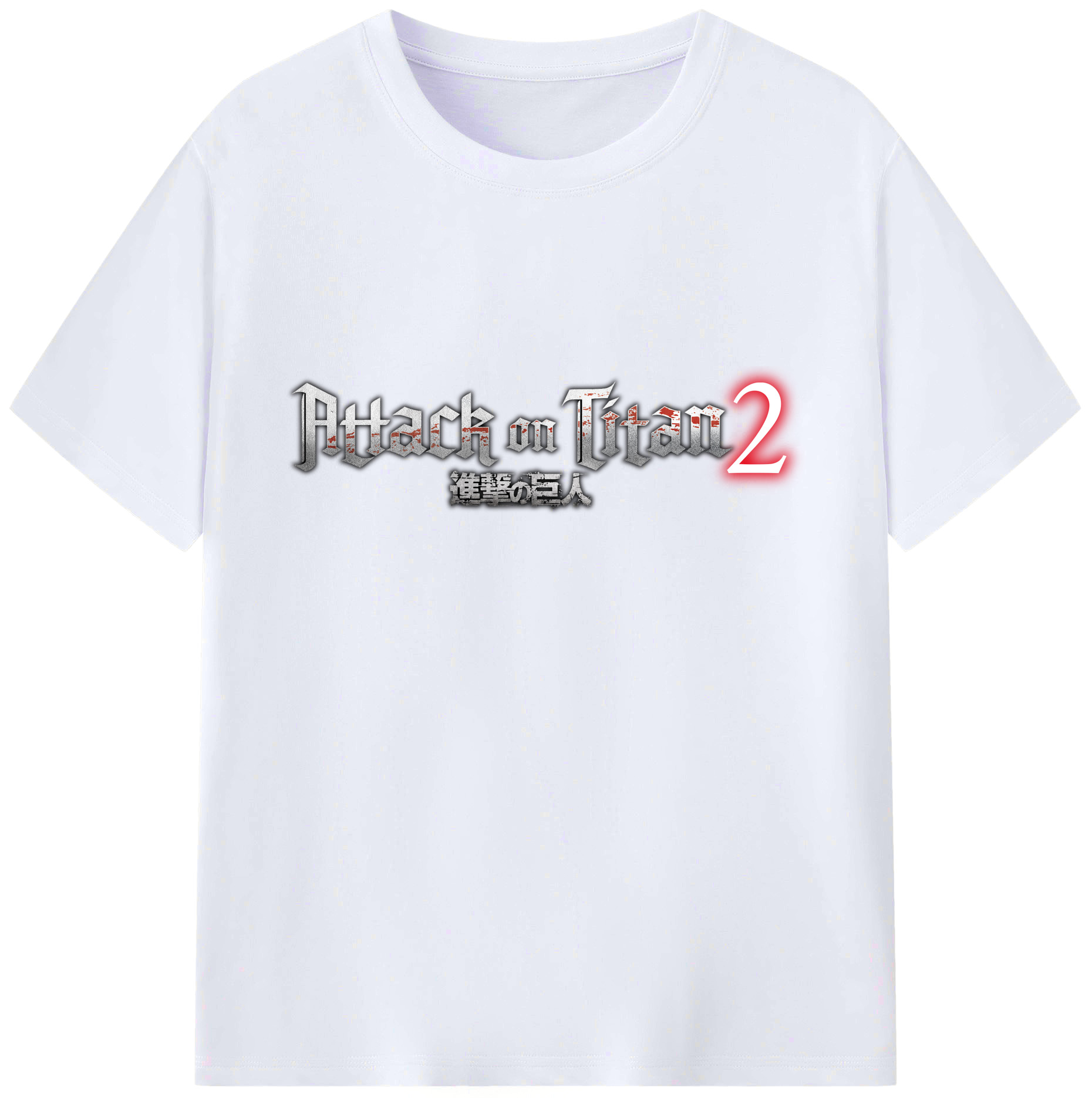 （画像用） 進撃の巨人 Attack on Titan 綿100％ メンズ半袖Tシャツ｜肌触りやわらか＆通気性