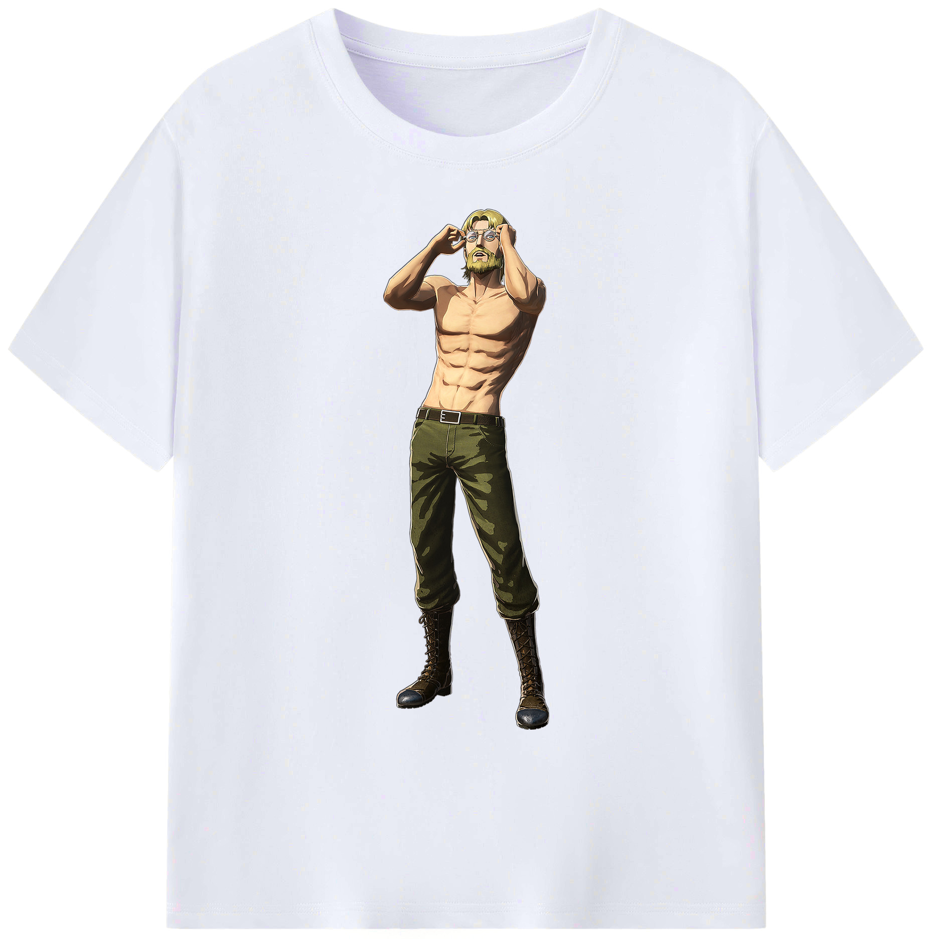（画像用） 進撃の巨人 Attack on Titan 綿100％ メンズ半袖Tシャツ｜肌触りやわらか＆通気性