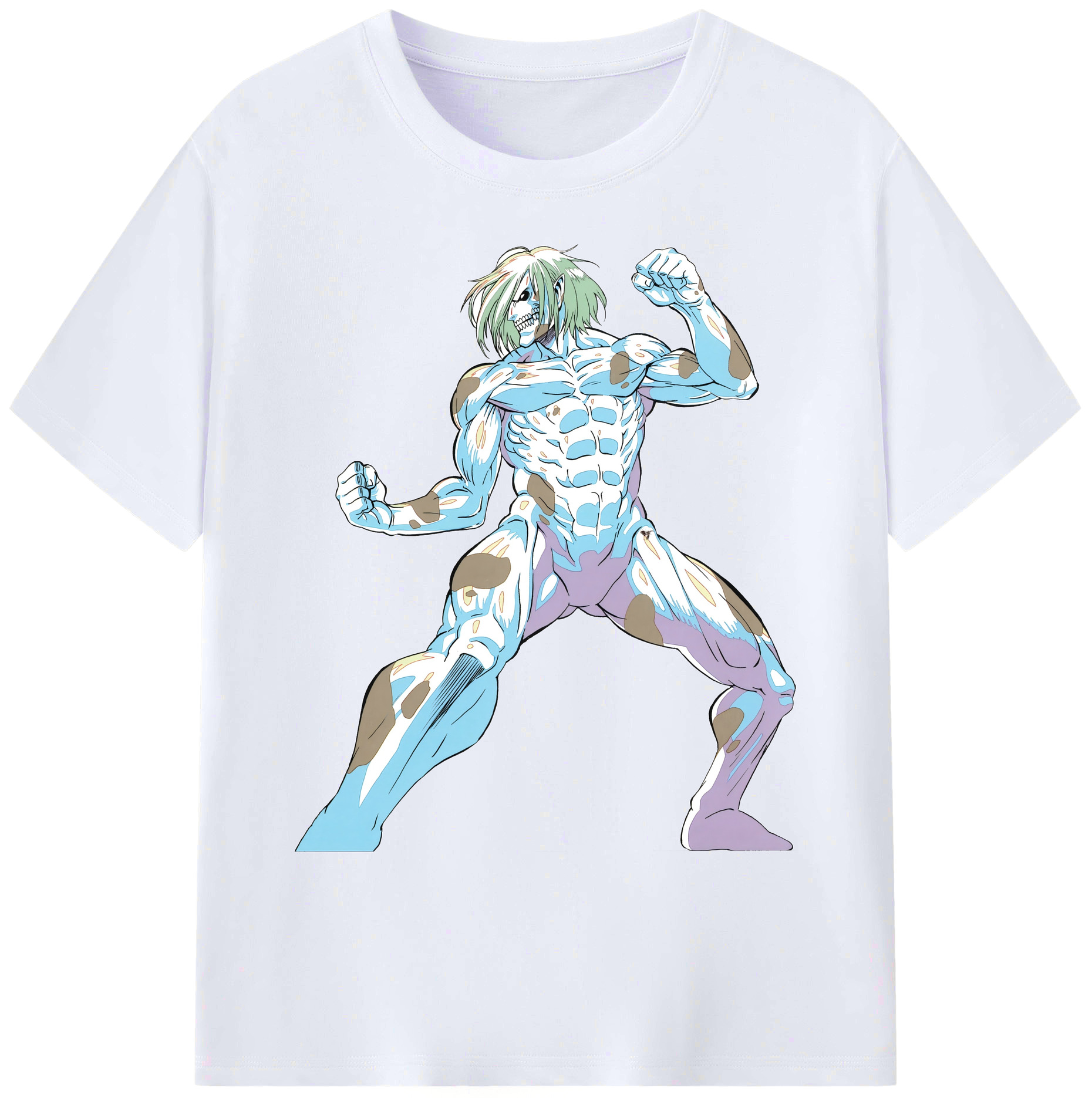 （画像用） 進撃の巨人 Attack on Titan 綿100％ メンズ半袖Tシャツ｜肌触りやわらか＆通気性