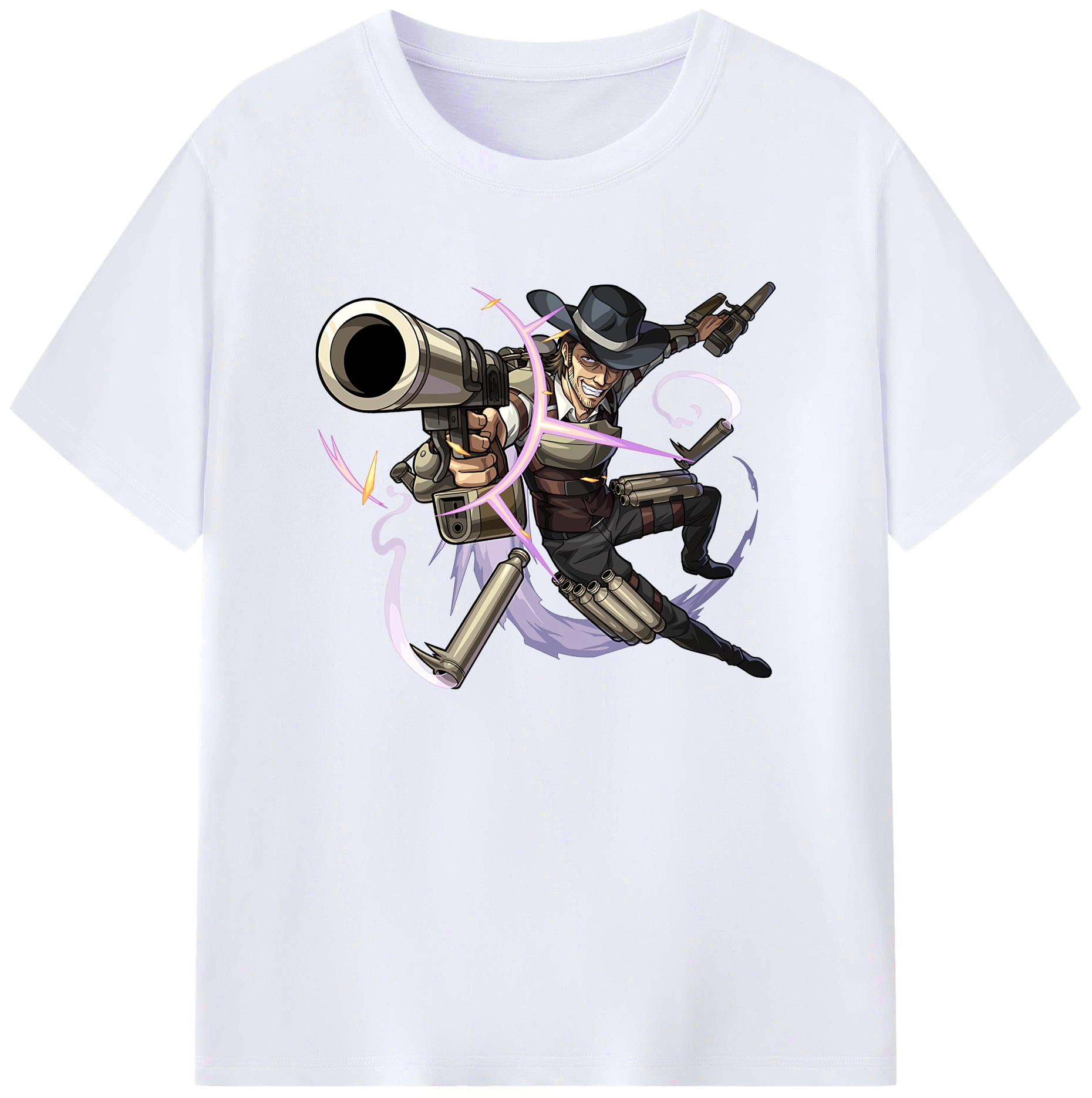 （画像用） 進撃の巨人 ケニー·アッカーマン Attack on Titan Kenny Ackerman 綿100％ メンズ半袖Tシャツ｜肌触りやわらか＆通気性