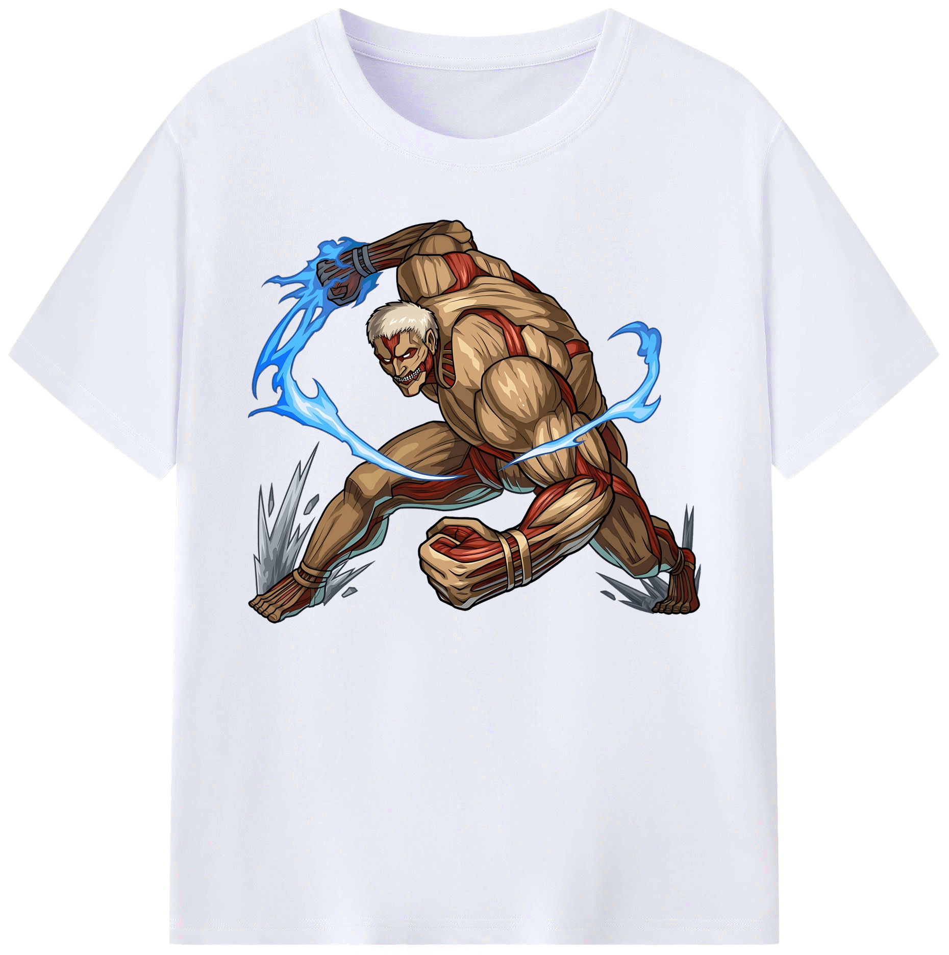 （画像用） 進撃の巨人 Attack on Titan 綿100％ メンズ半袖Tシャツ｜肌触りやわらか＆通気性