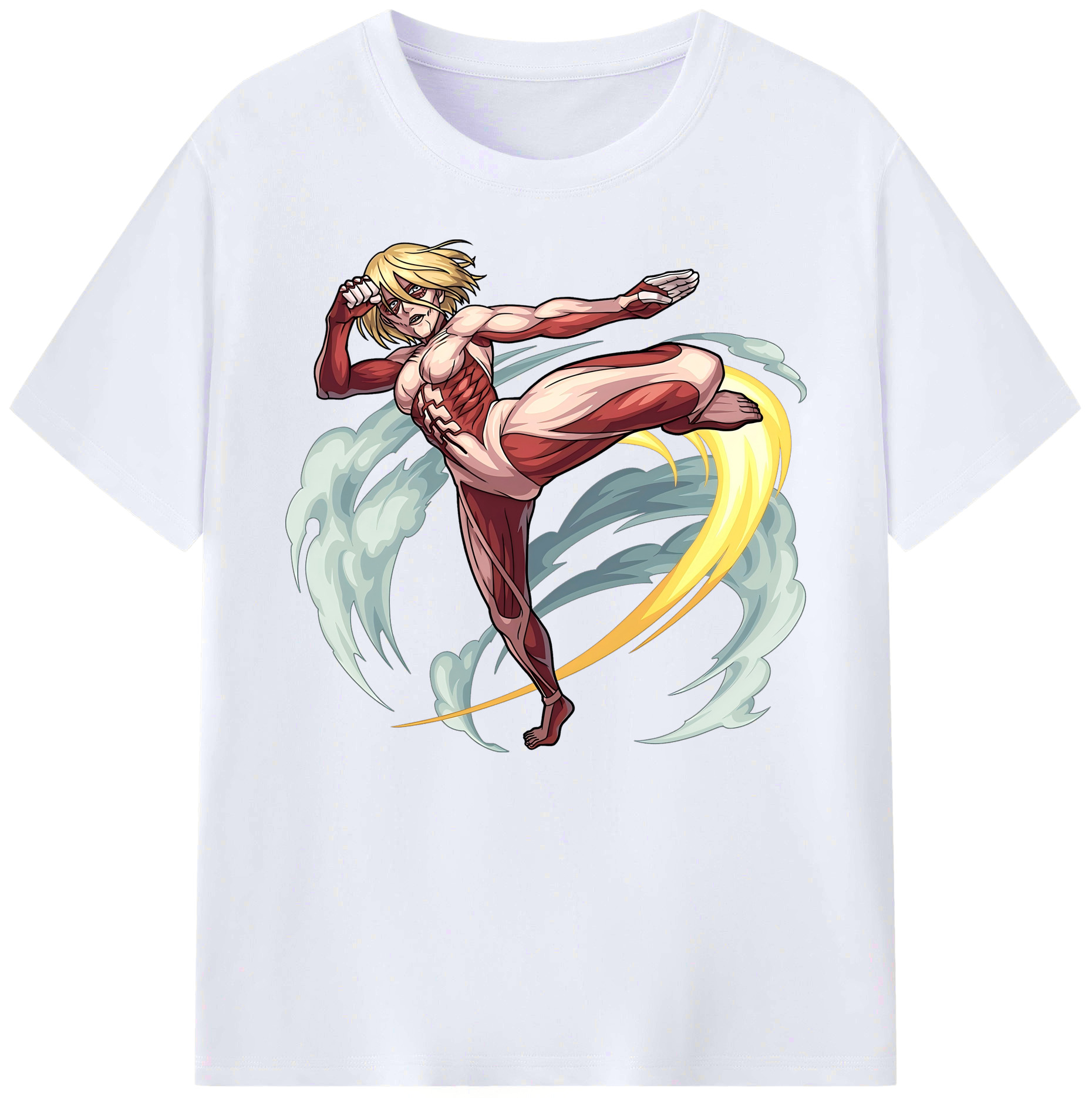 （画像用） 進撃の巨人 Attack on Titan 綿100％ メンズ半袖Tシャツ｜肌触りやわらか＆通気性