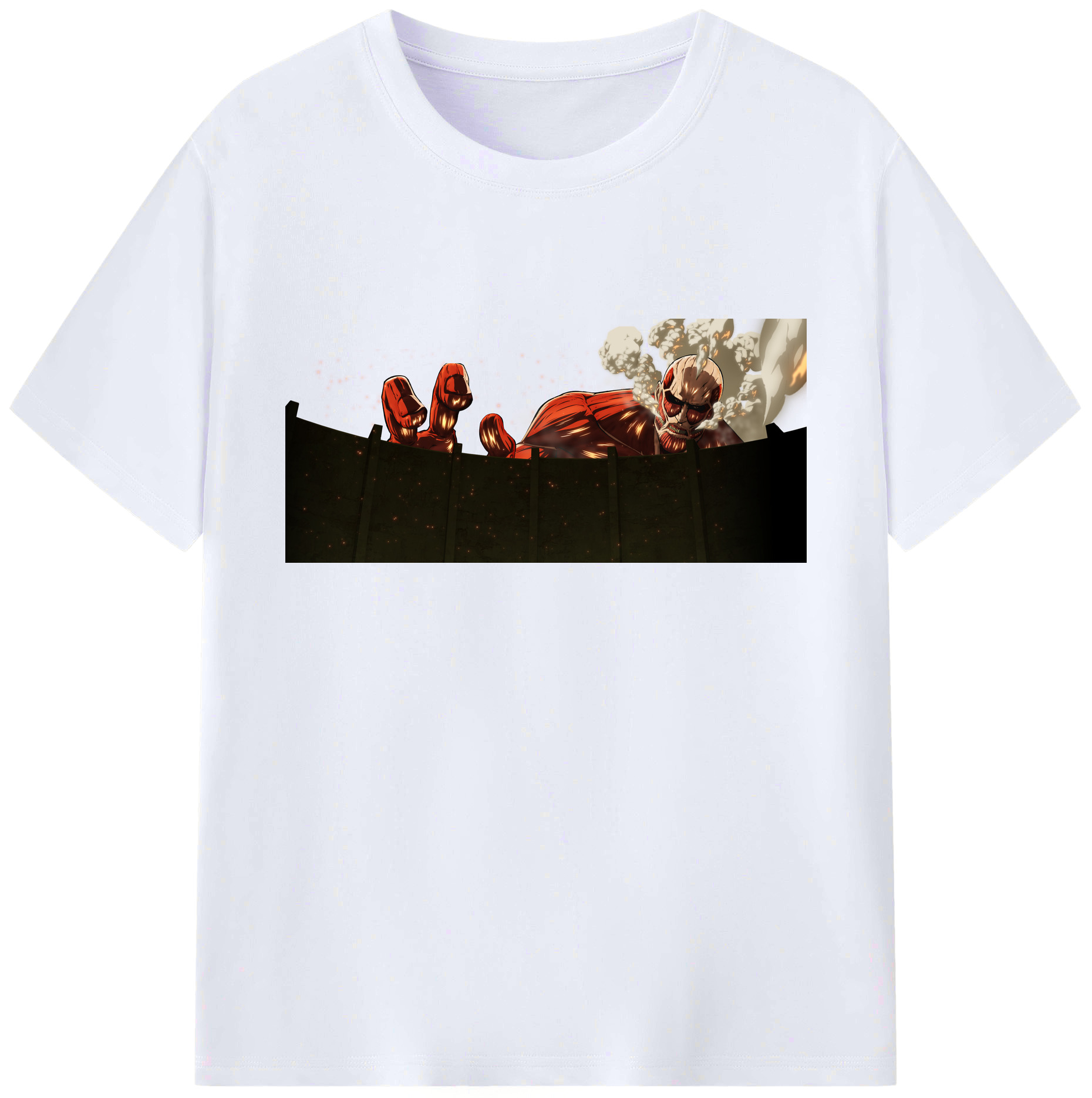 （画像用） 進撃の巨人 Attack on Titan 綿100％ メンズ半袖Tシャツ｜肌触りやわらか＆通気性