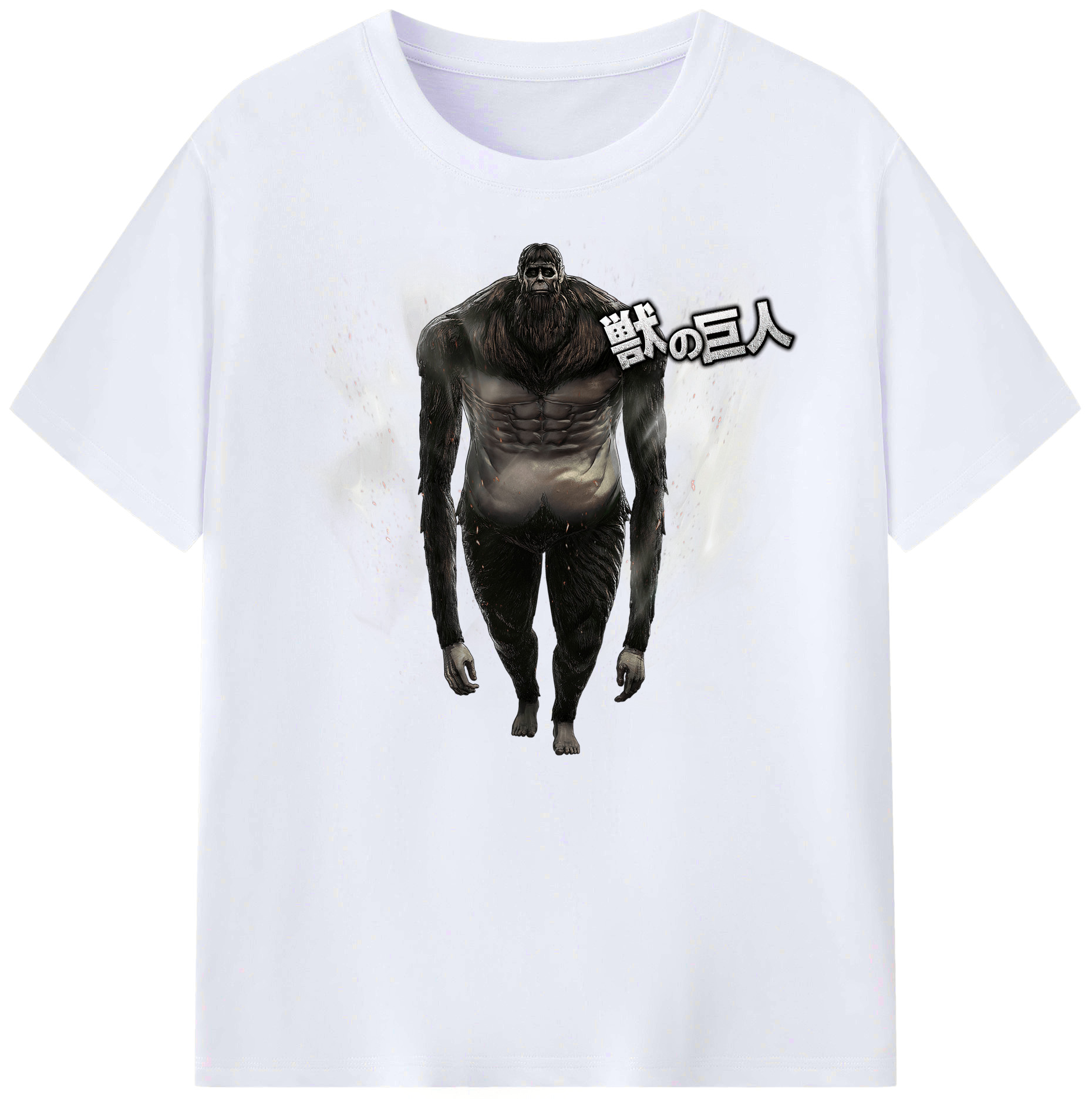 （画像用） 進撃の巨人 Attack on Titan 綿100％ メンズ半袖Tシャツ｜肌触りやわらか＆通気性