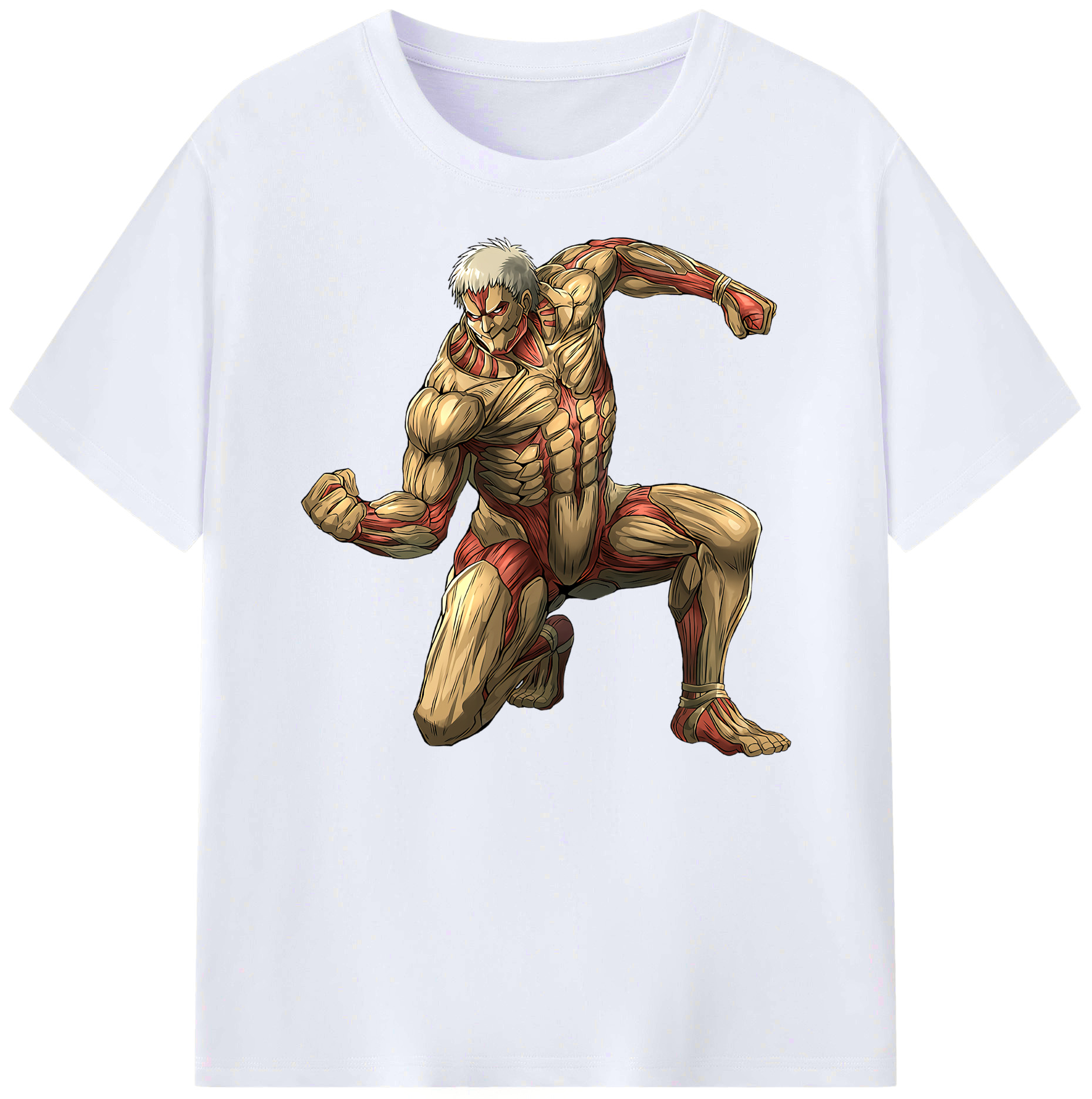 （画像用） 進撃の巨人 Attack on Titan 綿100％ メンズ半袖Tシャツ｜肌触りやわらか＆通気性