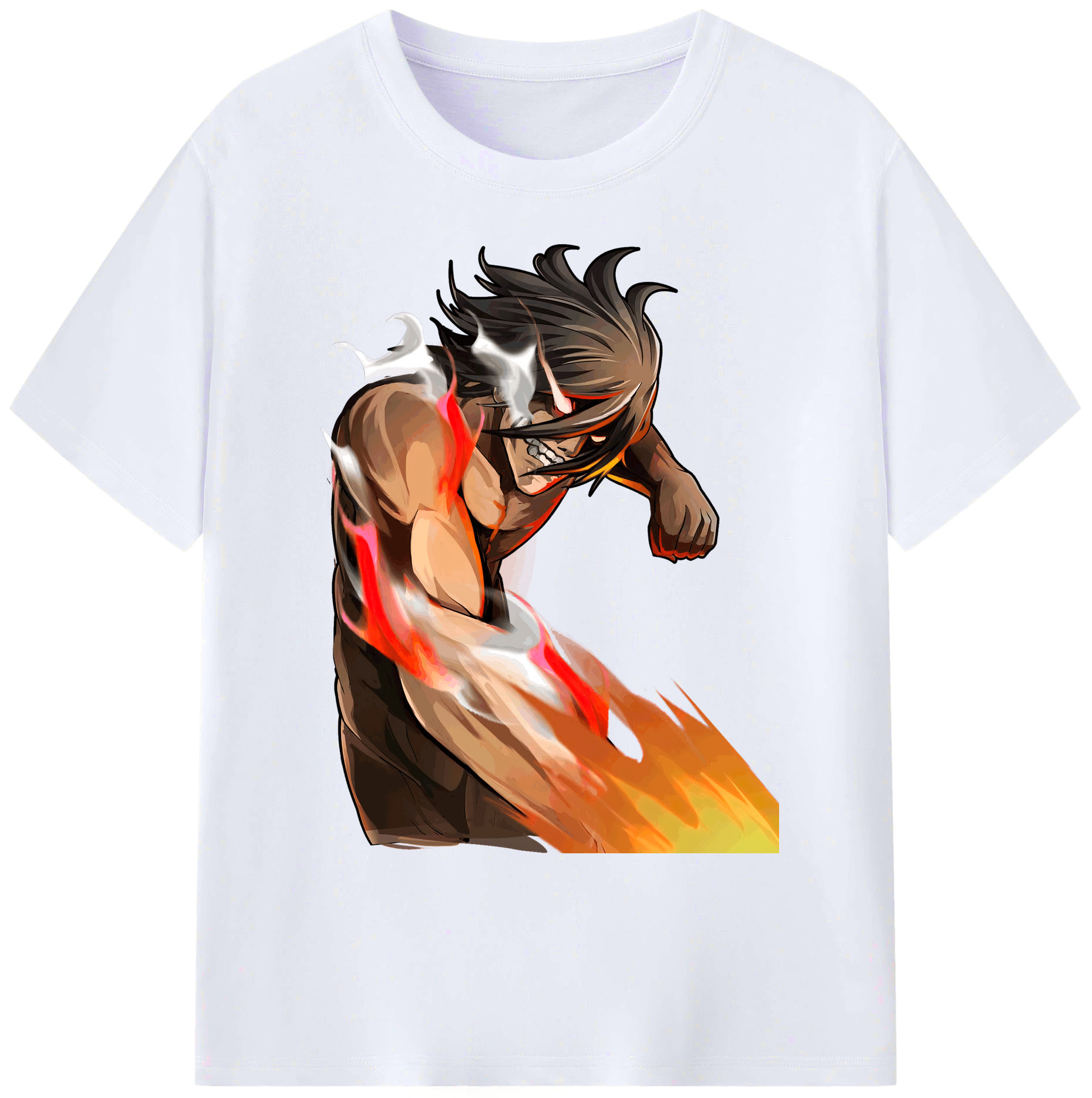 （画像用） 進撃の巨人 Attack on Titan 綿100％ メンズ半袖Tシャツ｜肌触りやわらか＆通気性