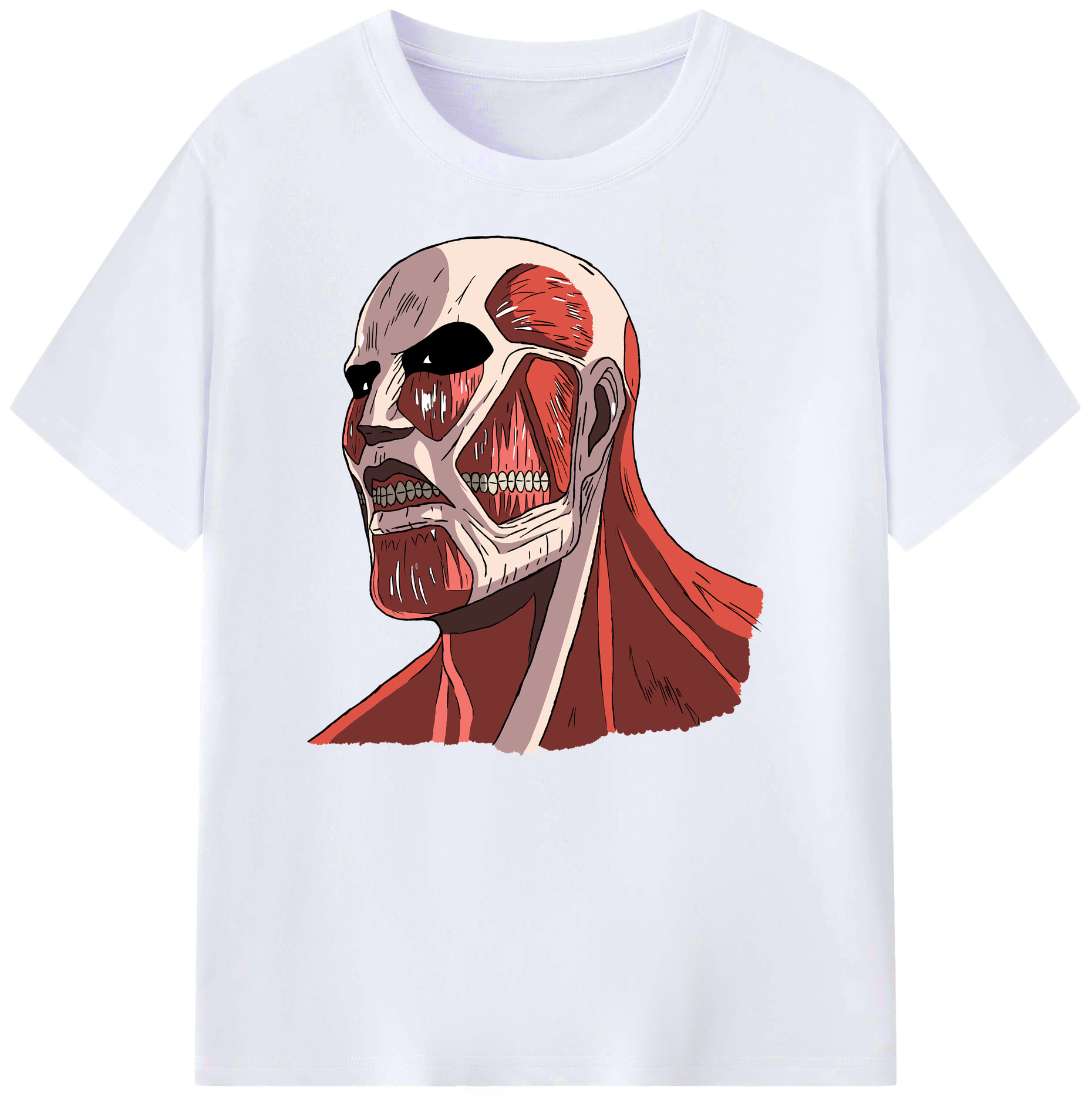 （画像用） 進撃の巨人 Attack on Titan 綿100％ メンズ半袖Tシャツ｜肌触りやわらか＆通気性