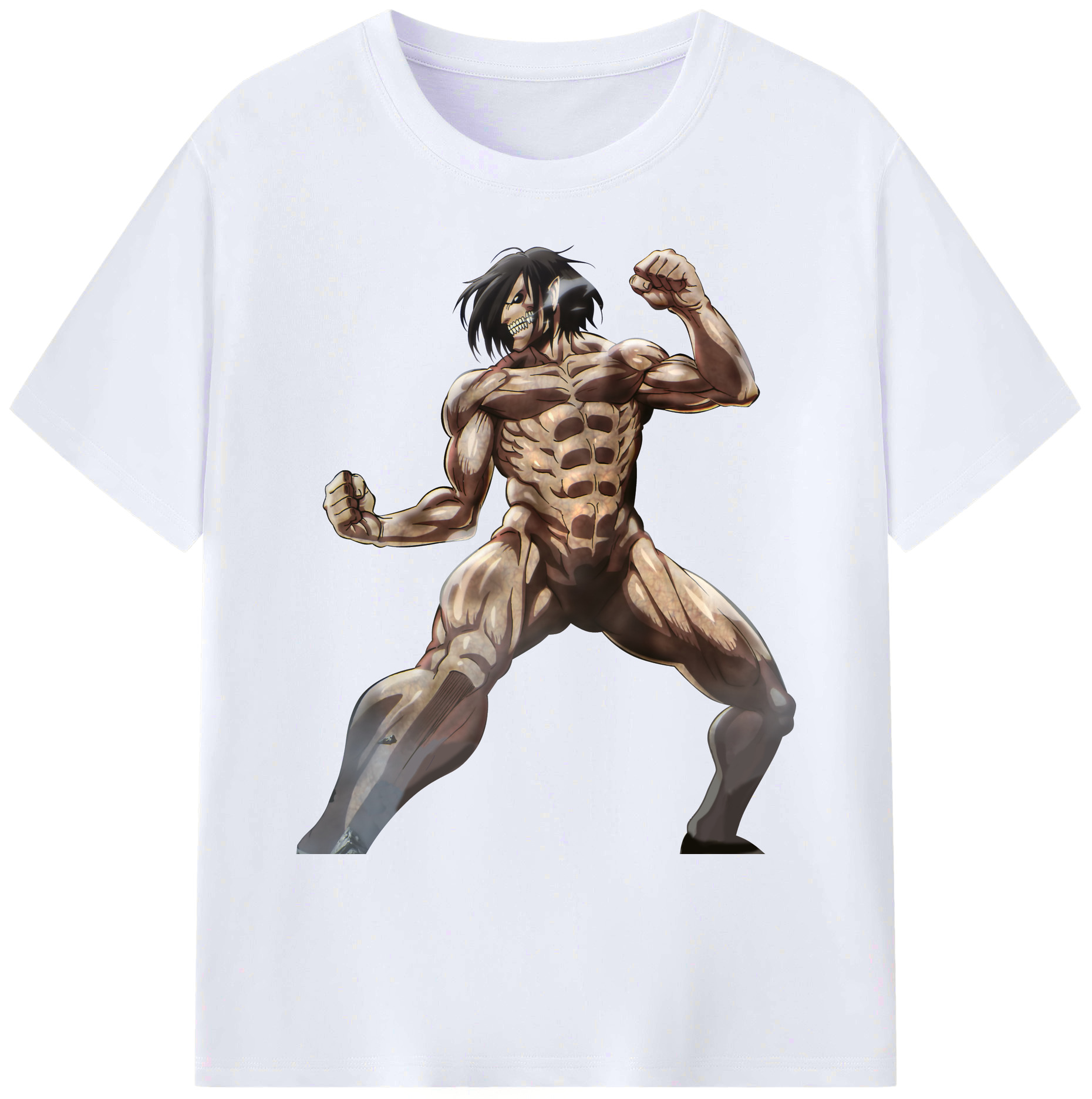 （画像用） 進撃の巨人 Attack on Titan 綿100％ メンズ半袖Tシャツ｜肌触りやわらか＆通気性