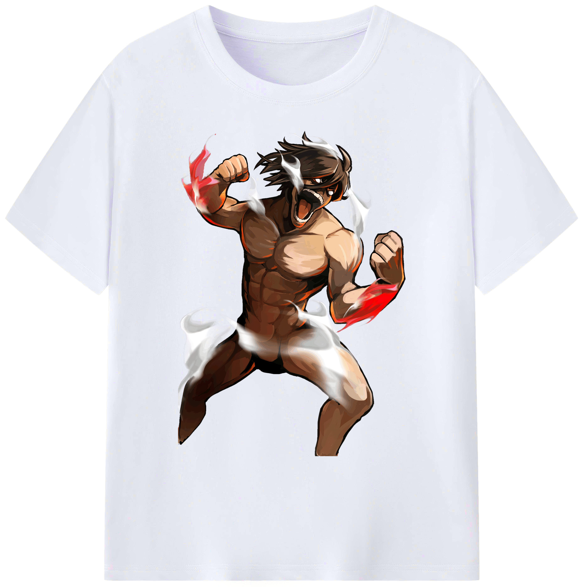（画像用） 進撃の巨人 Attack on Titan 綿100％ メンズ半袖Tシャツ｜肌触りやわらか＆通気性