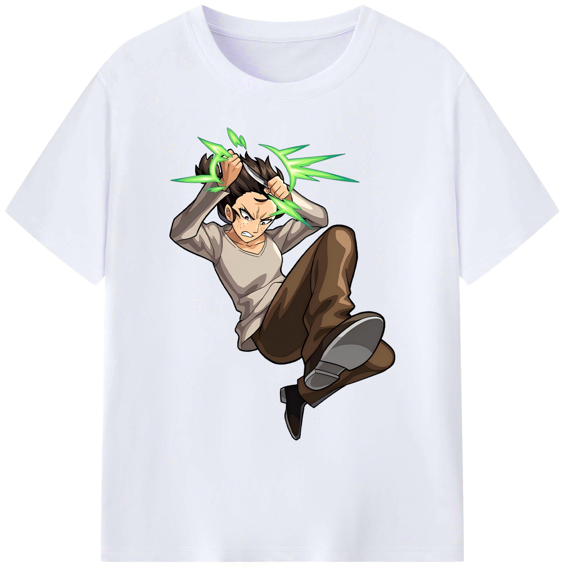 （画像用） 進撃の巨人 Attack on Titan 綿100％ メンズ半袖Tシャツ｜肌触りやわらか＆通気性