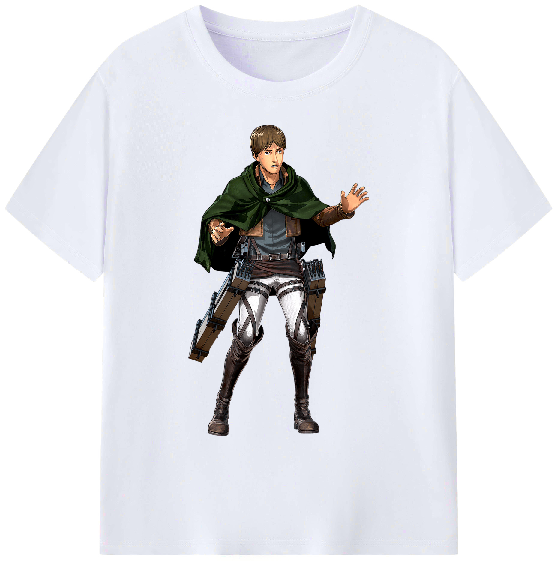 （画像用） 進撃の巨人 Attack on Titan 綿100％ メンズ半袖Tシャツ｜肌触りやわらか＆通気性
