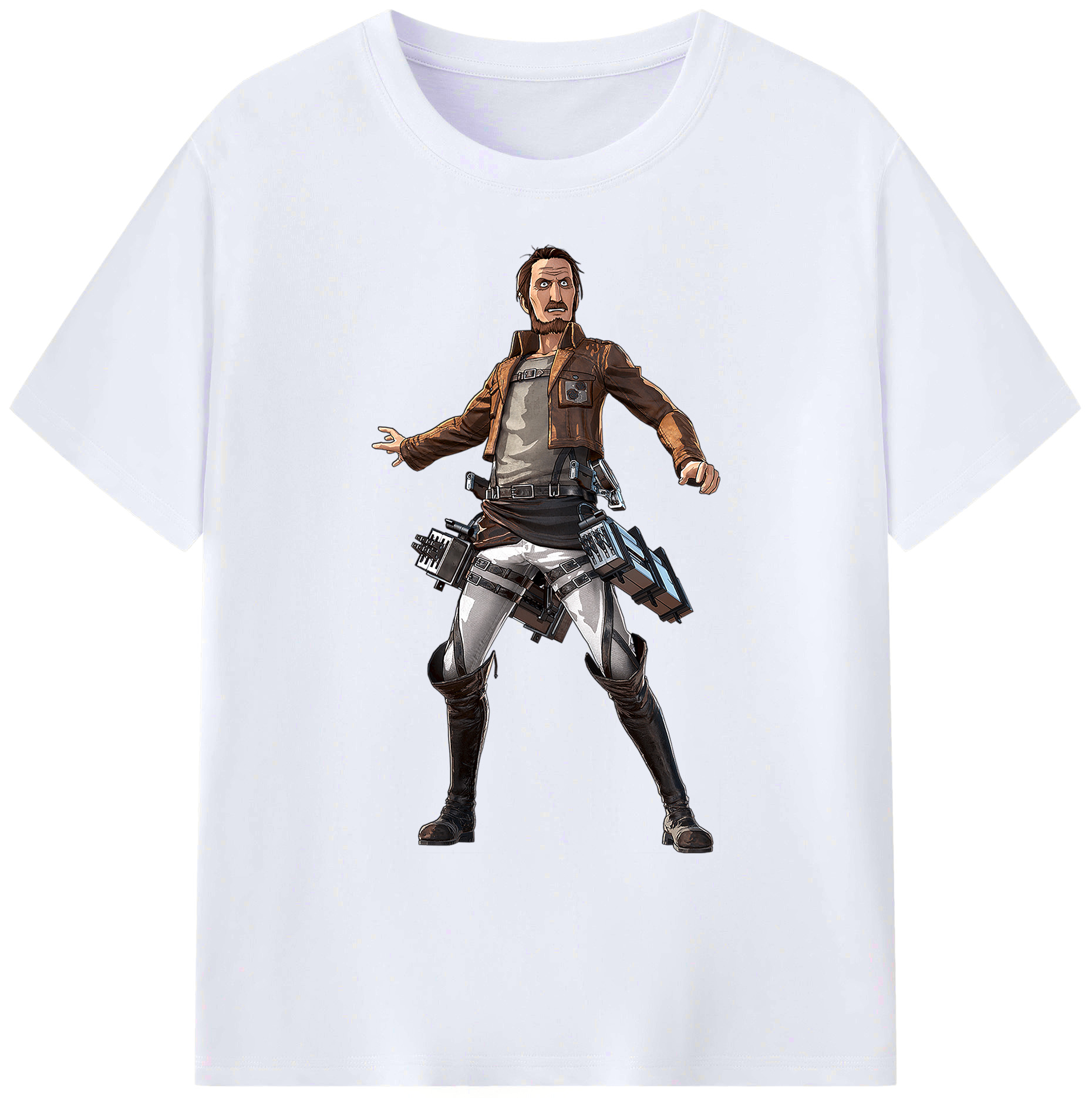 （画像用） 進撃の巨人 Attack on Titan 綿100％ メンズ半袖Tシャツ｜肌触りやわらか＆通気性