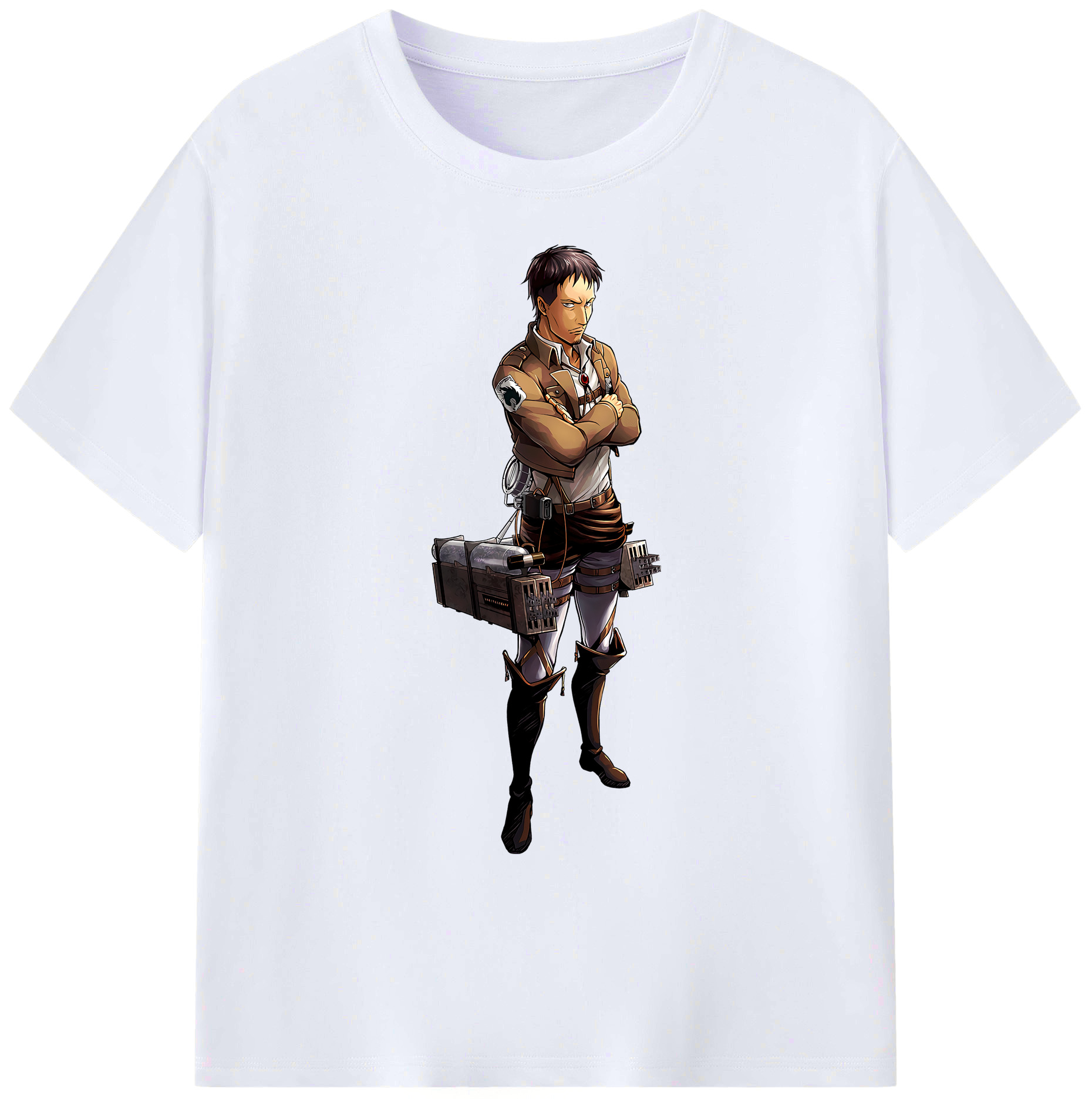 （画像用） 進撃の巨人 Attack on Titan 綿100％ メンズ半袖Tシャツ｜肌触りやわらか＆通気性