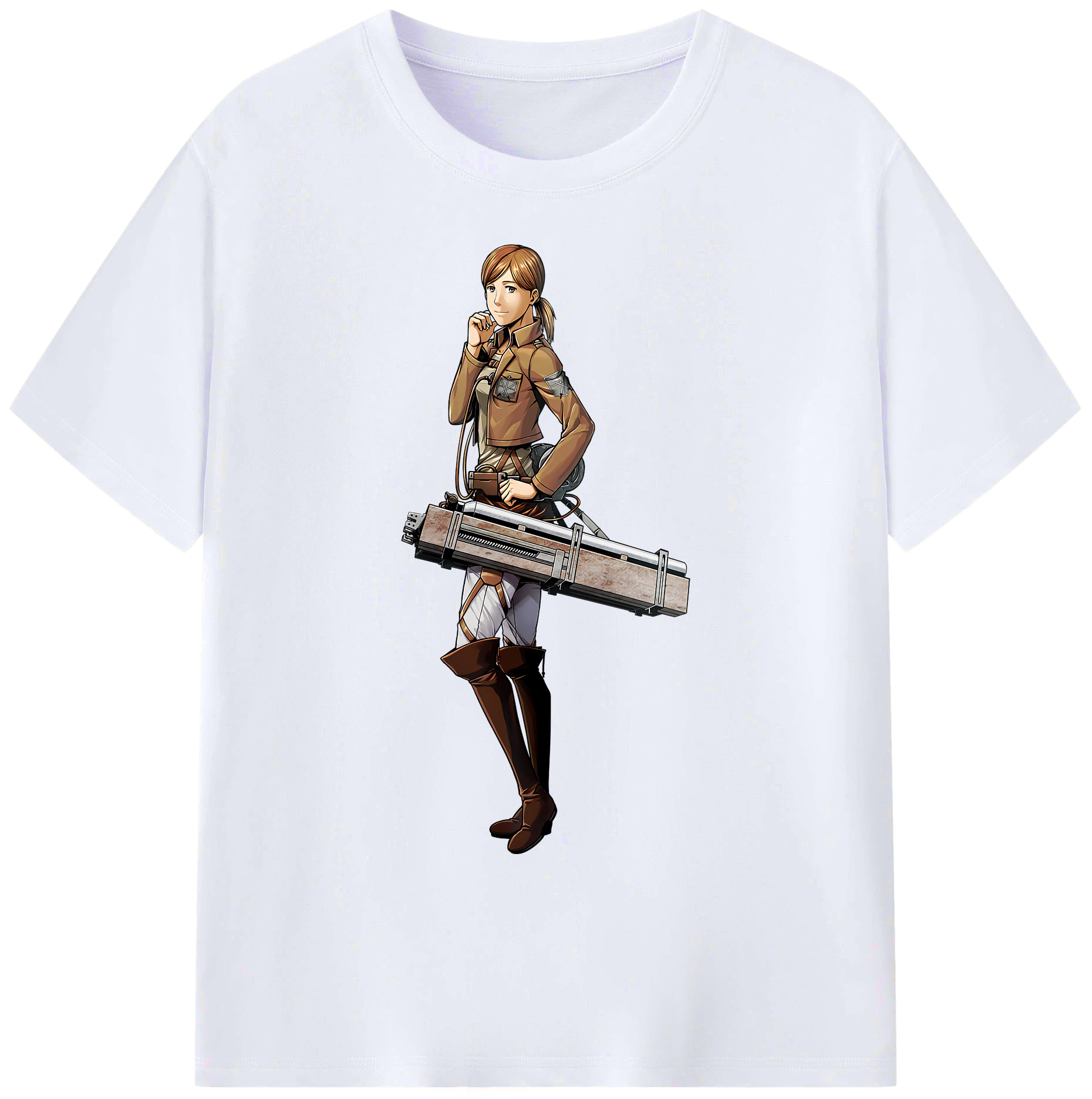 （画像用） 進撃の巨人 Attack on Titan 綿100％ メンズ半袖Tシャツ｜肌触りやわらか＆通気性
