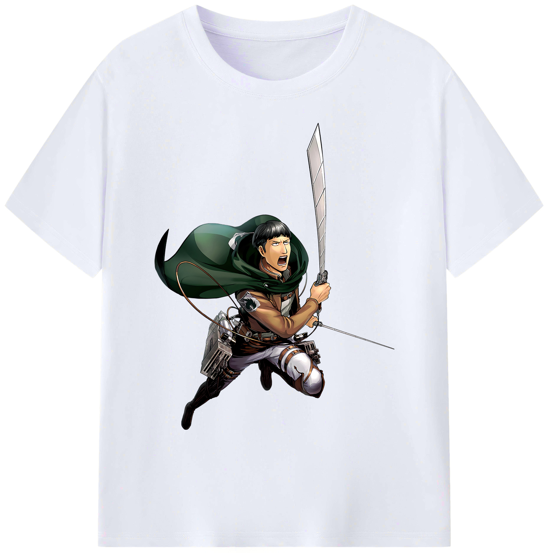 （画像用） 進撃の巨人 Attack on Titan 綿100％ メンズ半袖Tシャツ｜肌触りやわらか＆通気性